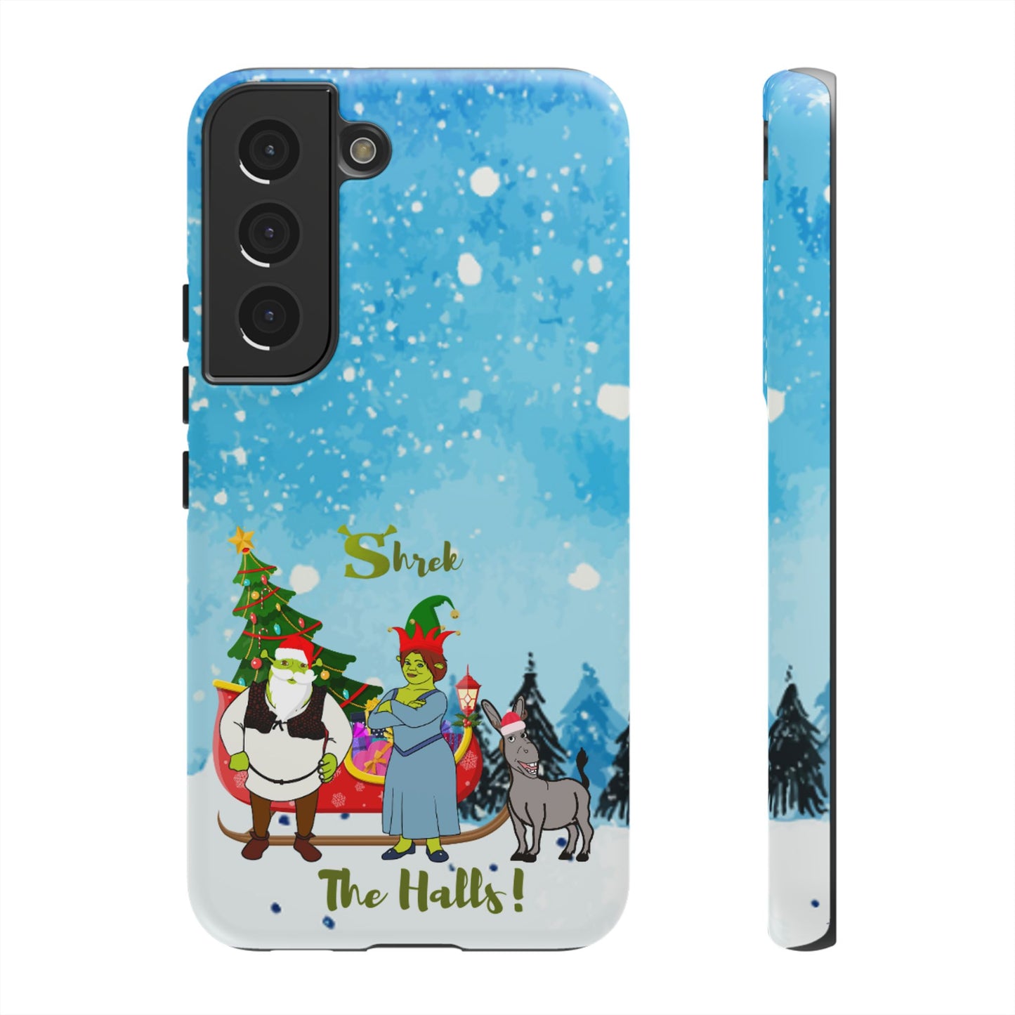OMNI™ Shrek The Halls! (Shrek Trio: Shrek, Fiona and Donkey) Christmas Themed Phone Cases