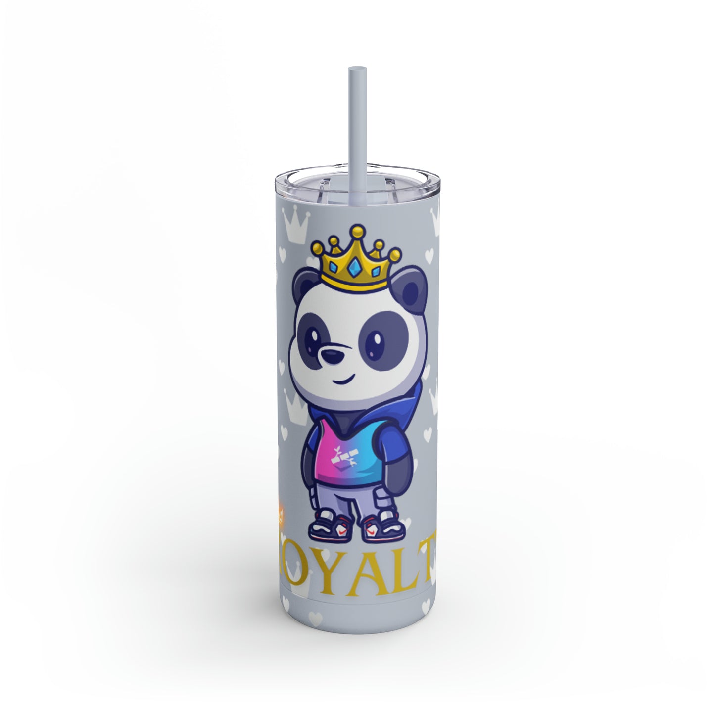 OMNI™ Royalty Panda Maars Maker Skinny Matte Tumbler (20oz)