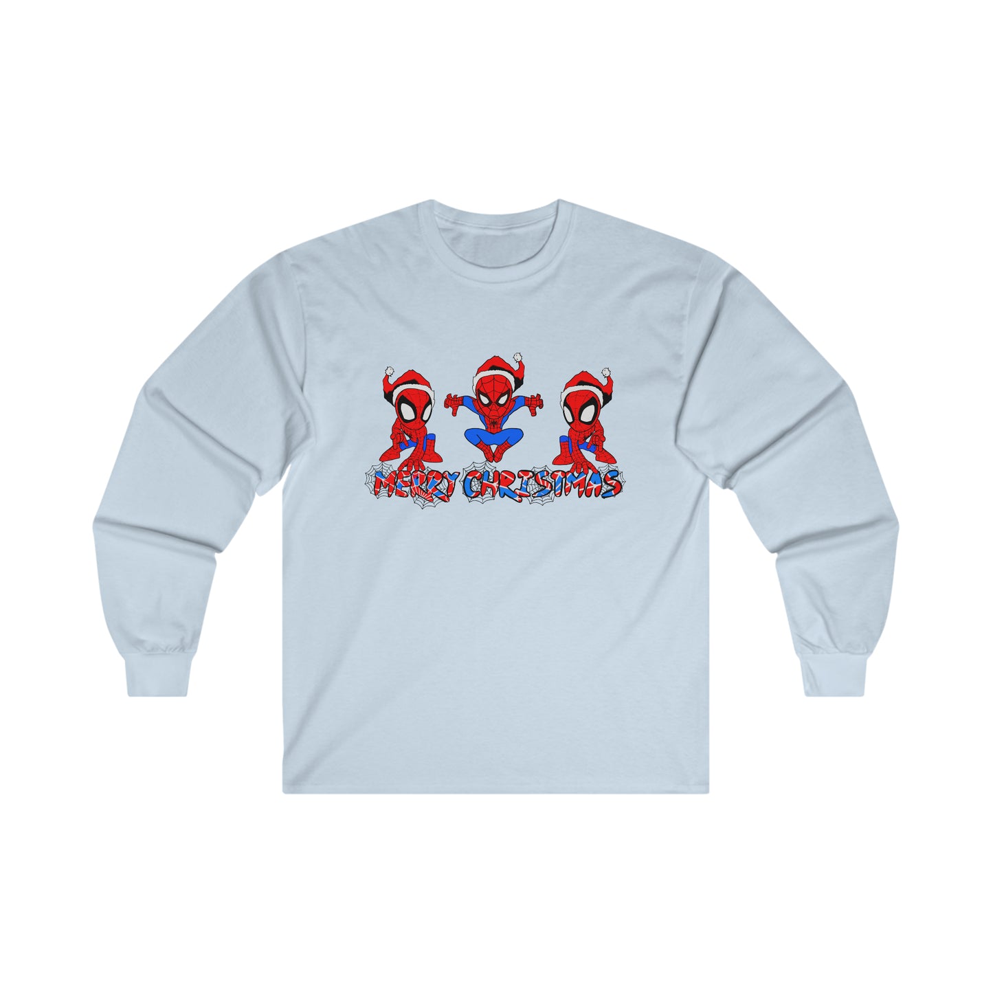 OMNI™ Spider-man Christmas Themed Ultra Cotton Long Sleeve T-Shirt