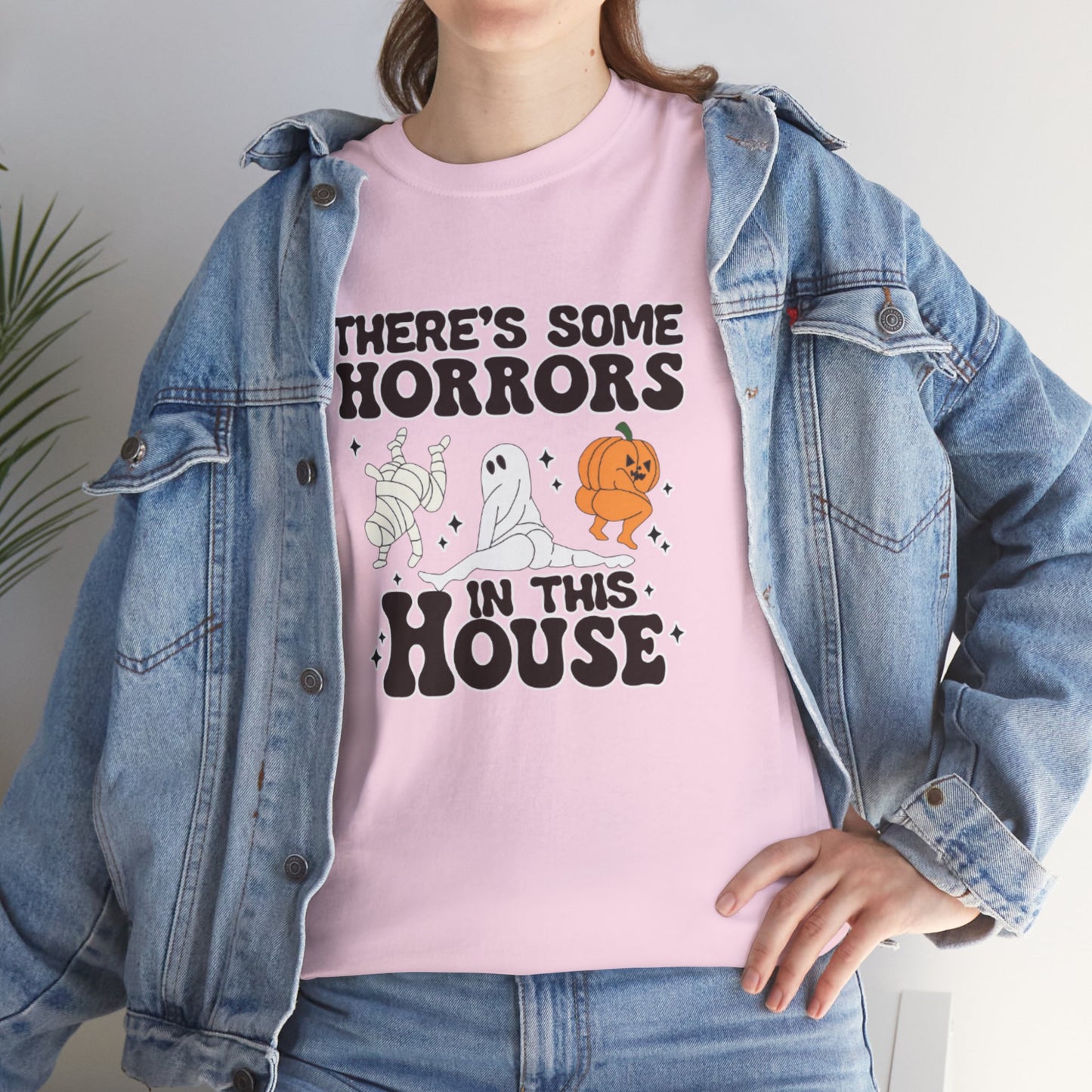 There's Some Horrors In This House Unisex Heavy Cotton Tee