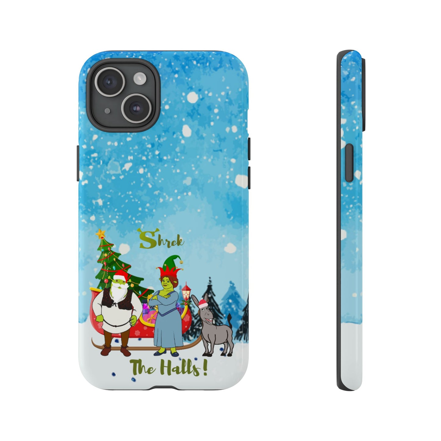 OMNI™ Shrek The Halls! (Shrek Trio: Shrek, Fiona and Donkey) Christmas Themed Phone Cases