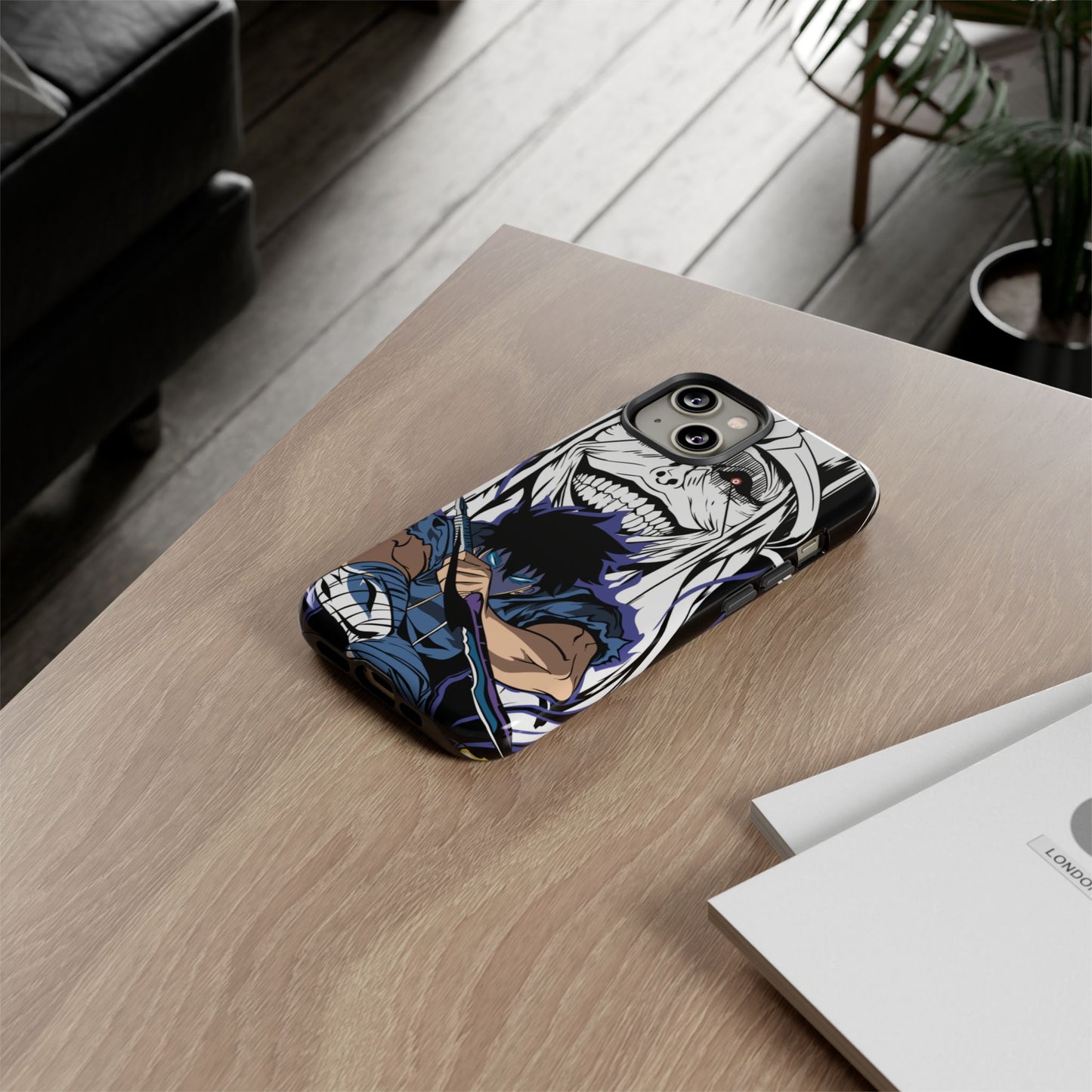OMNI™ Solo Leveling Sung Jinwoo Vs Statue Of God II Double Layered Phone Case
