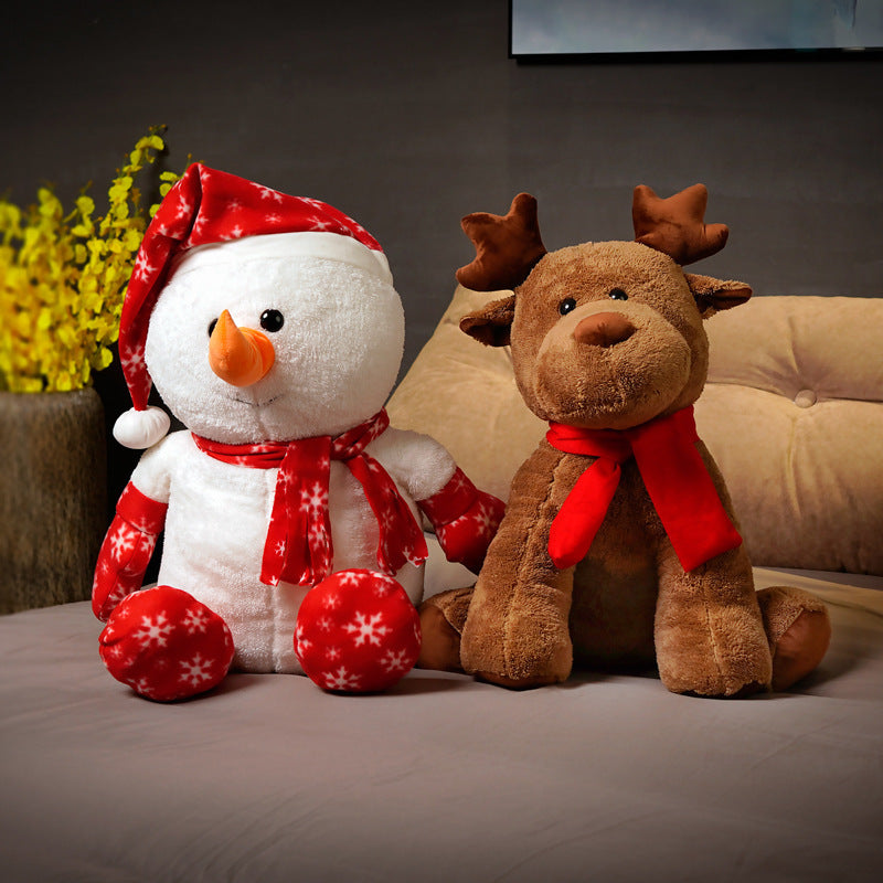 OMNI™ Snowman and Reindeer Plushie