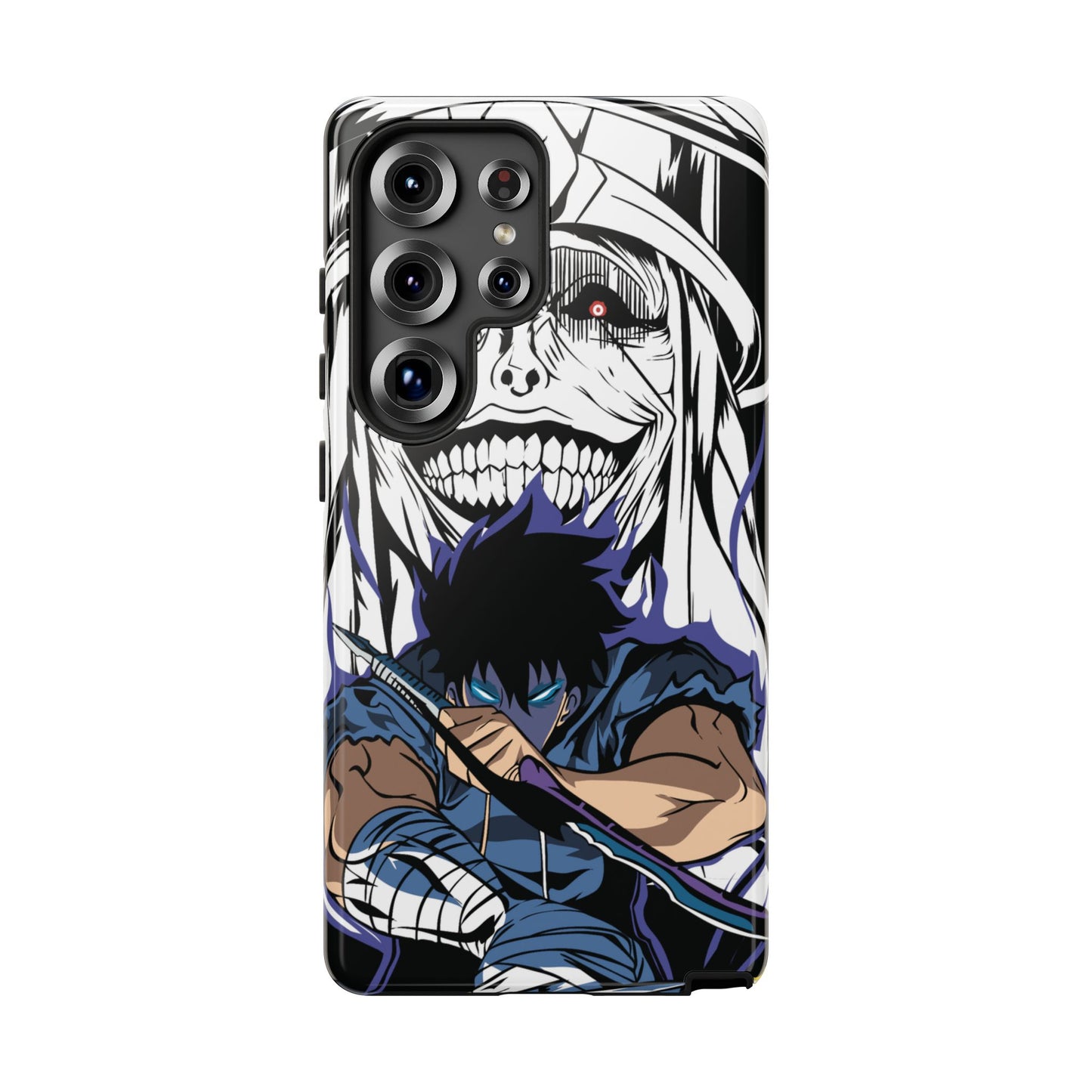 OMNI™ Solo Leveling Sung Jinwoo Vs Statue Of God II Double Layered Phone Case