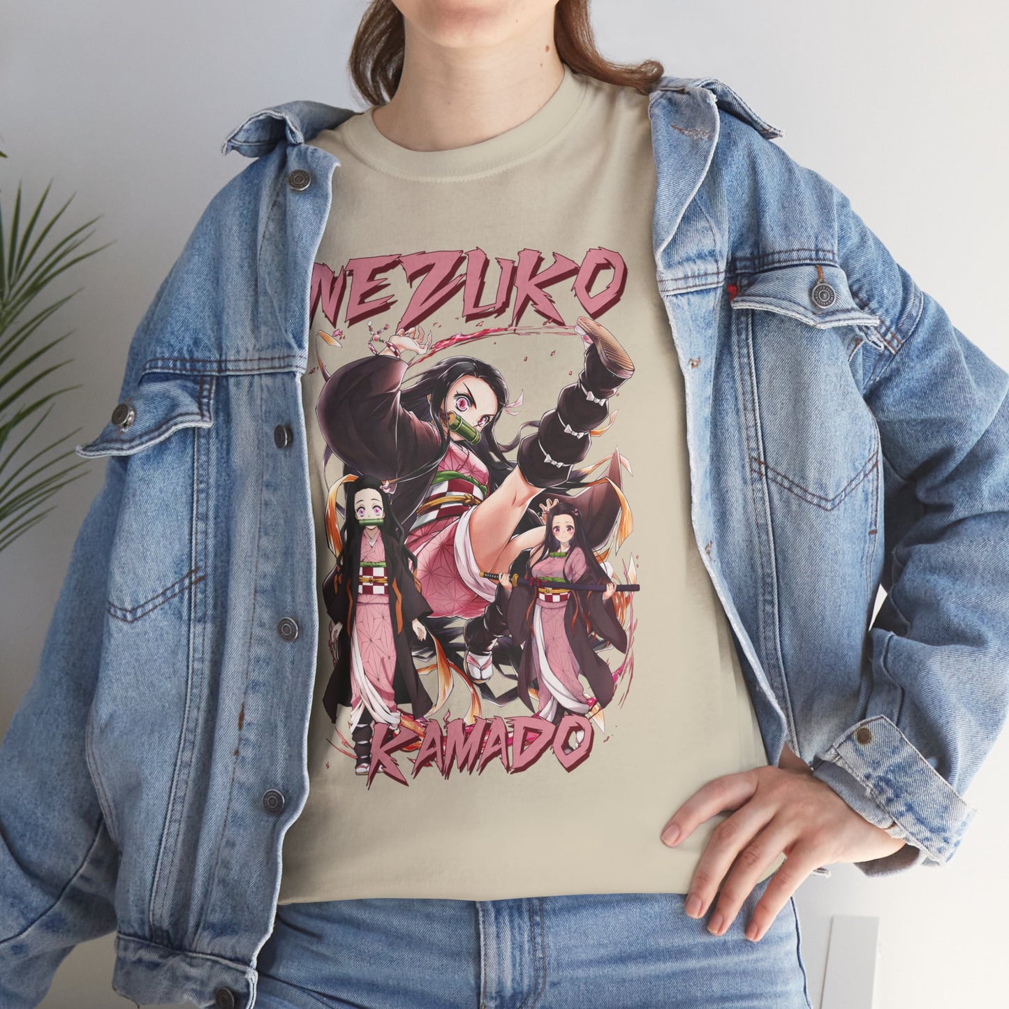 OMNI™ Demon Slayer Nezuko Kamado Unisex Heavy Cotton T-Shirt
