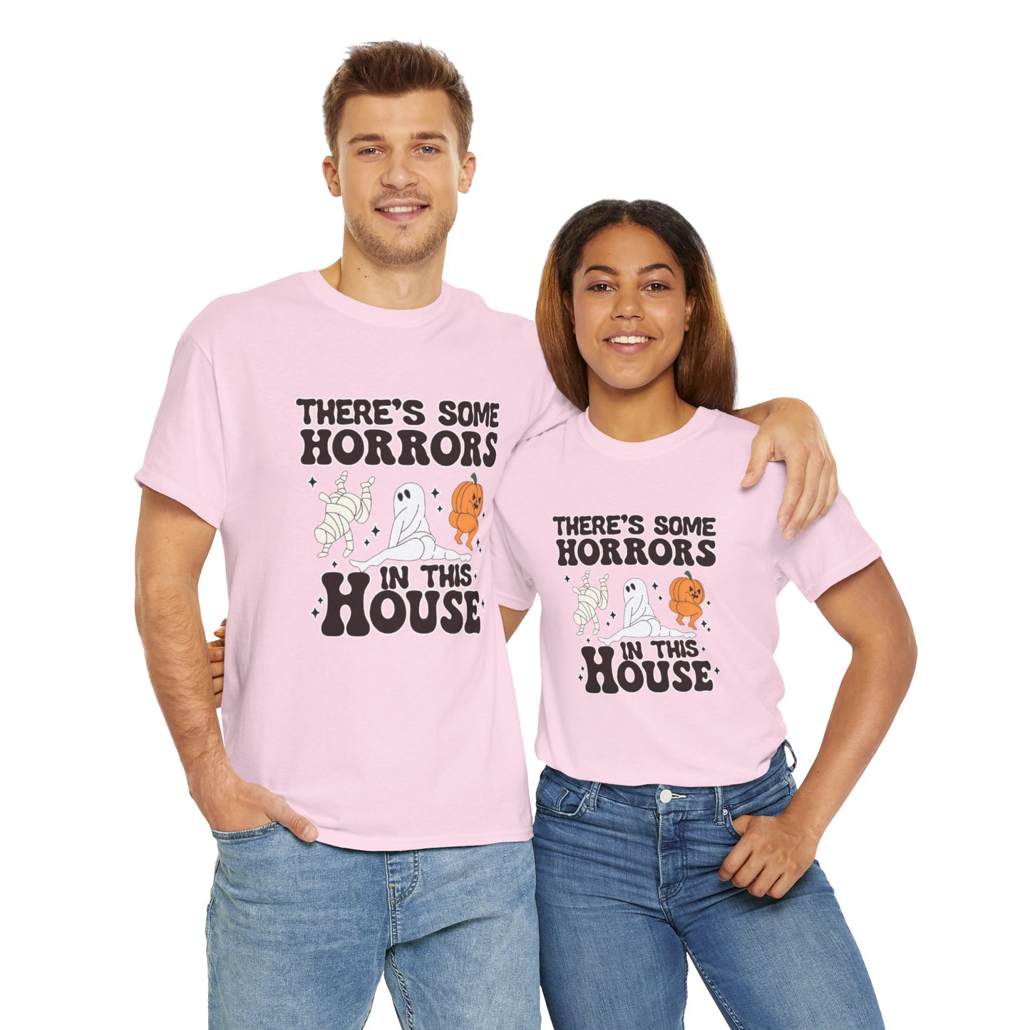 There's Some Horrors In This House Unisex Heavy Cotton Tee