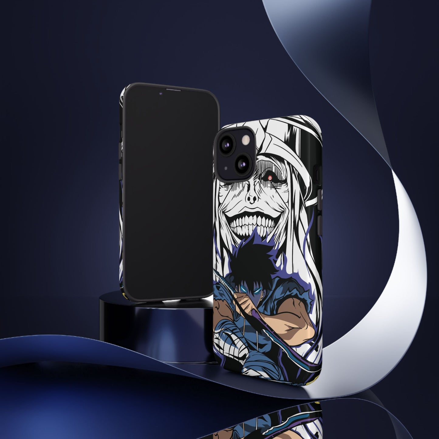 OMNI™ Solo Leveling Sung Jinwoo Vs Statue Of God II Double Layered Phone Case