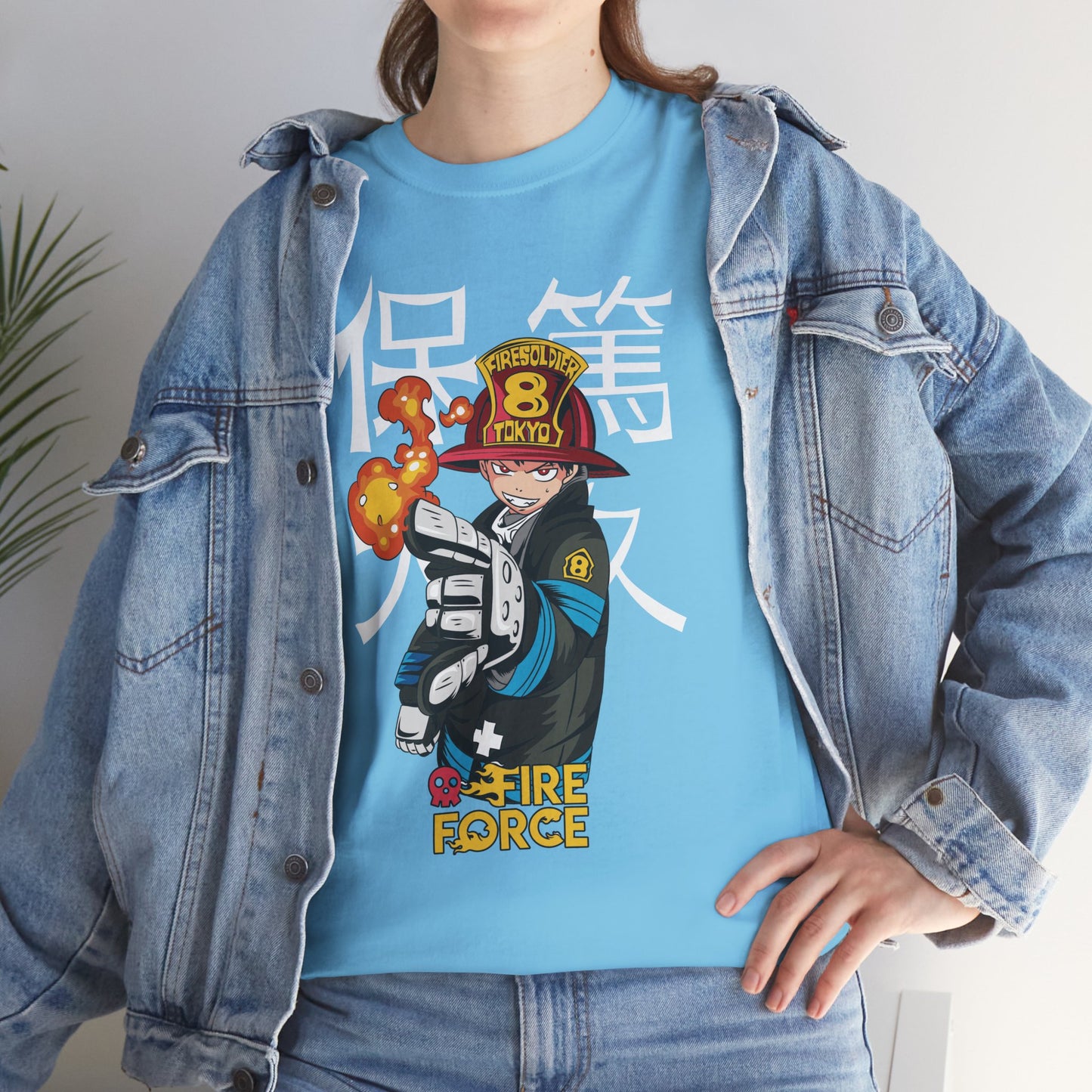 OMNI™ Fire Force Shinra Kusakabe Unisex Heavy Cotton T-Shirt