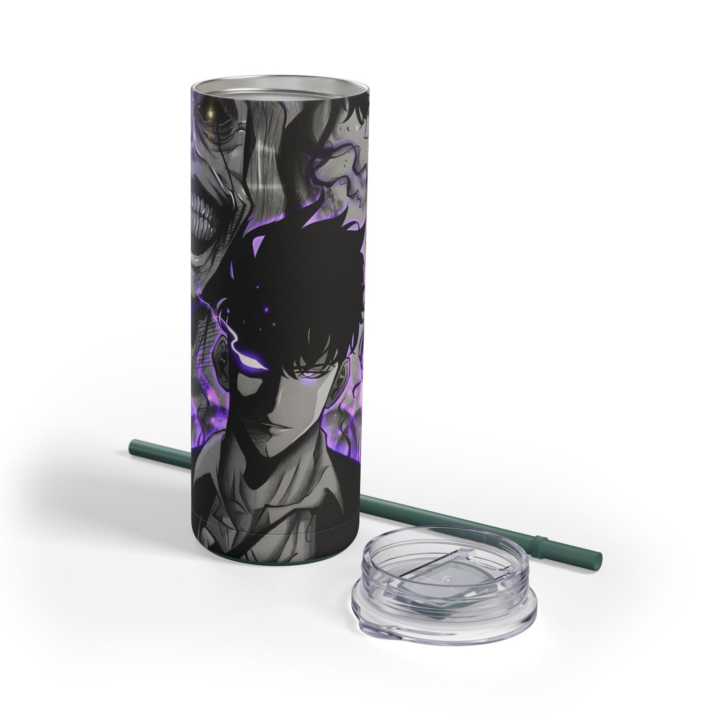 OMNI™ Solo Leveling Shadow Monarch Skinny Matte Tumbler