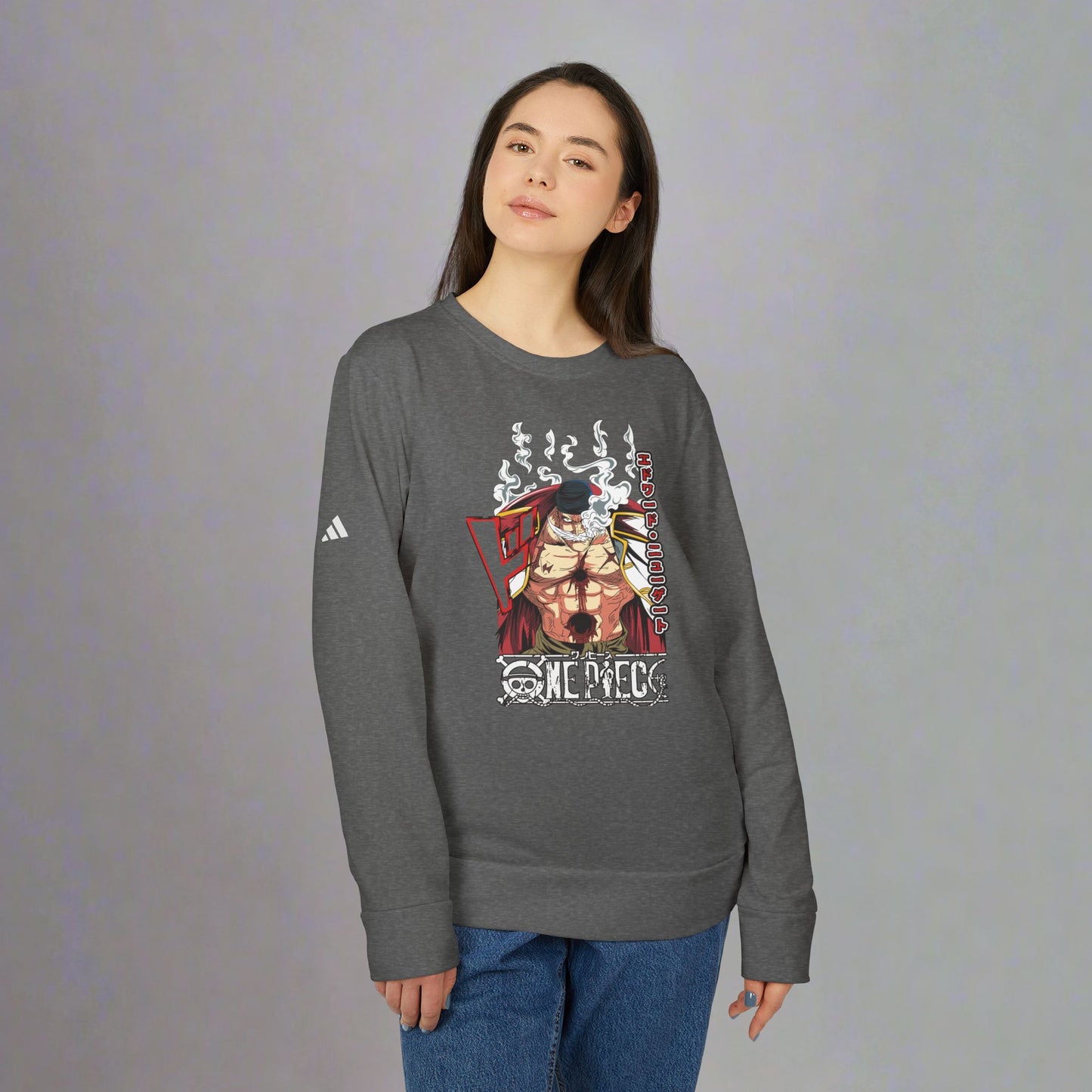 OMNI™ One Piece Edward "Whitebeard" Newgate Adidas Unisex Fleece Crewneck Sweatshirt