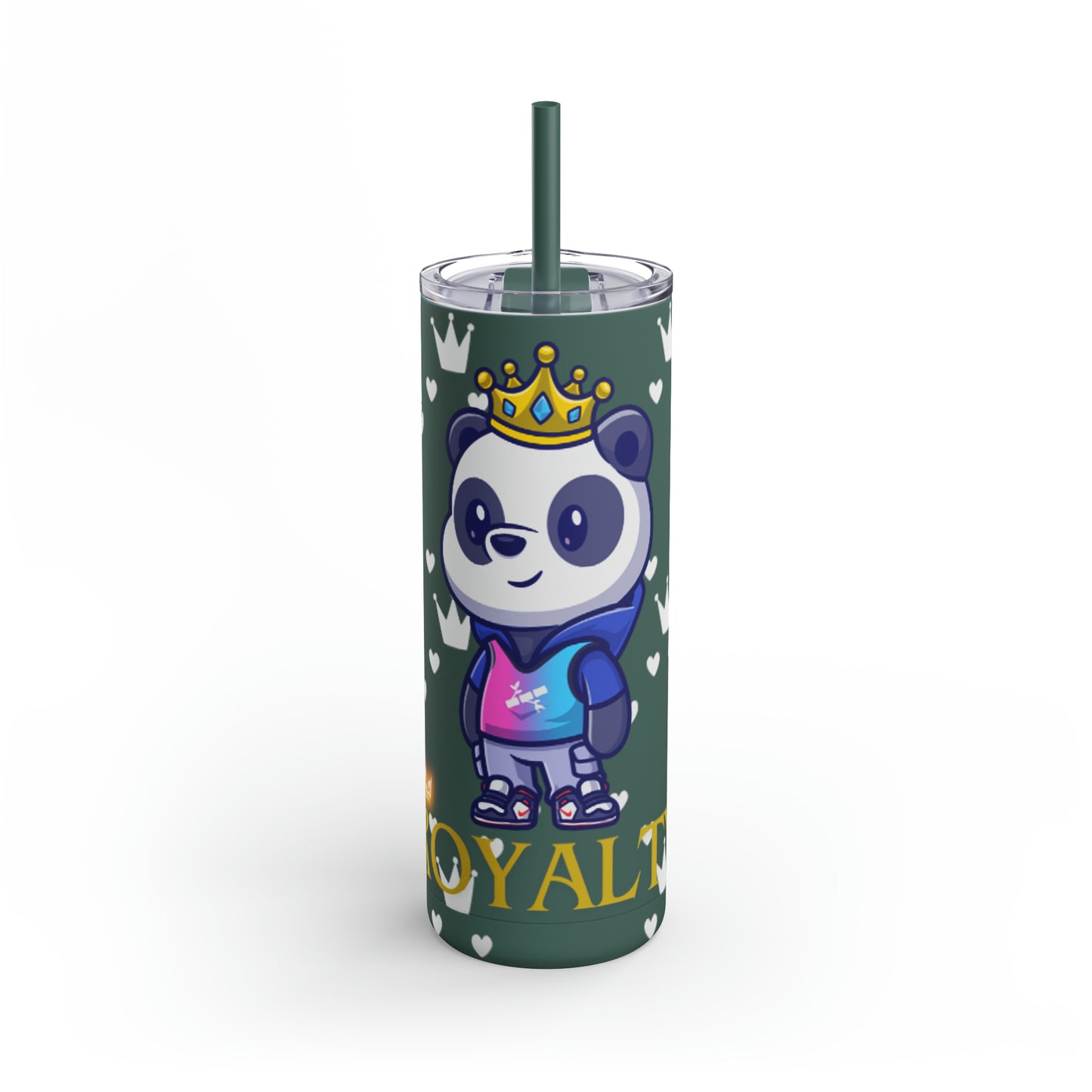 OMNI™ Royalty Panda Maars Maker Skinny Matte Tumbler (20oz)