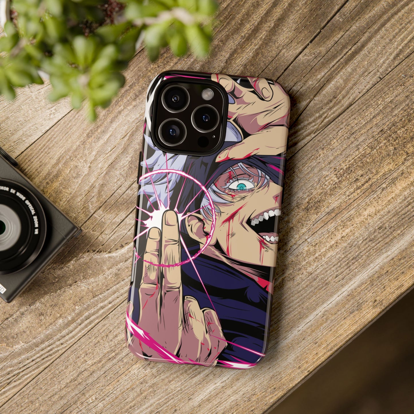 OMNI™ Jujutsu Kaisen Satoru Gojo Reversal Red Technique Double Layered Phone Case