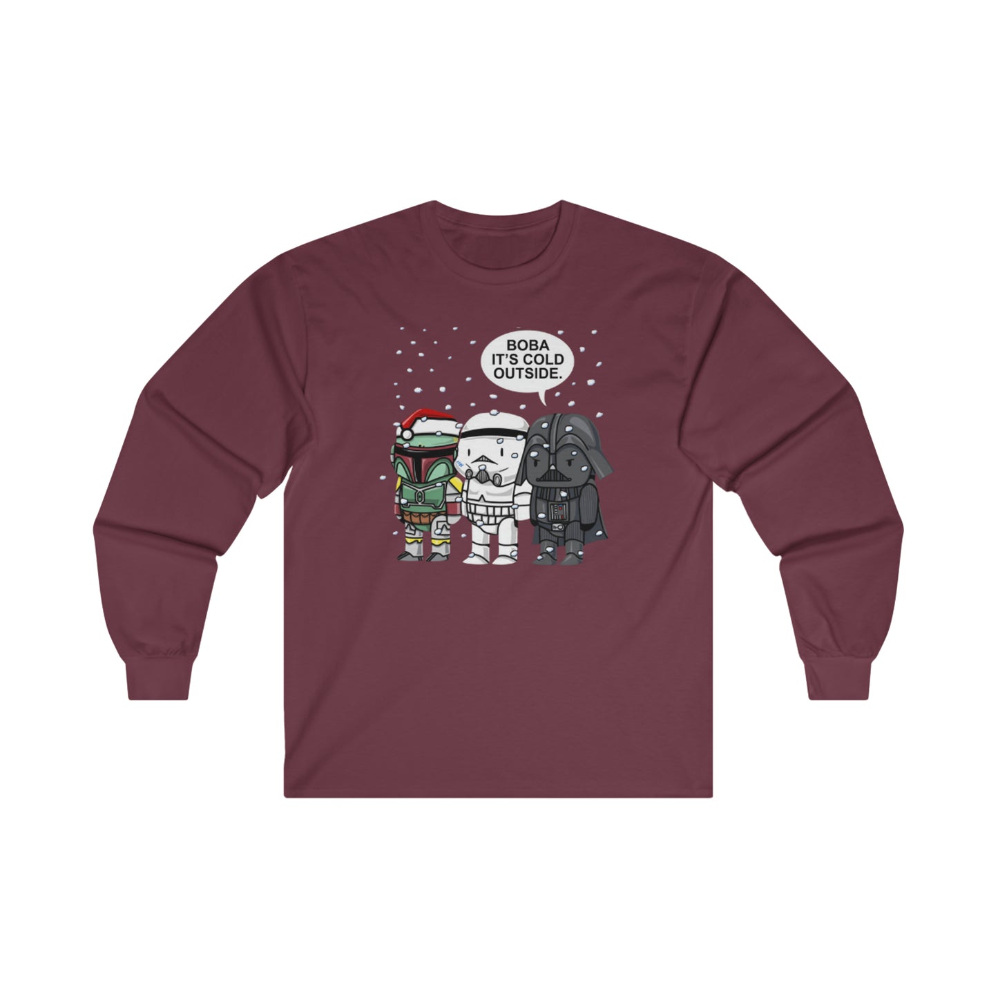 OMNI™ Star Wars Darth Vader Trio Christmas Themed Unisex Ultra Cotton Long Sleeve T-Shirt
