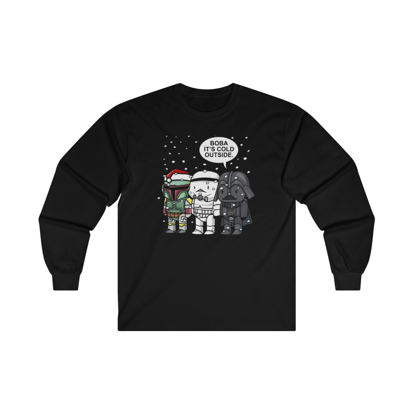 OMNI™ Star Wars Darth Vader Trio Christmas Themed Unisex Ultra Cotton Long Sleeve T-Shirt