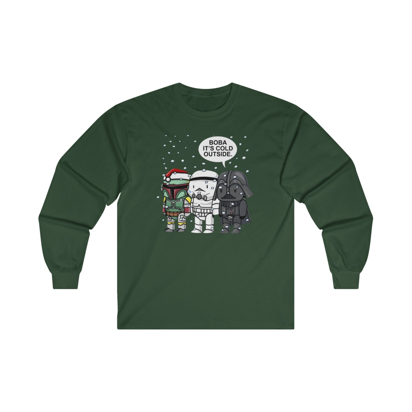OMNI™ Star Wars Darth Vader Trio Christmas Themed Unisex Ultra Cotton Long Sleeve T-Shirt