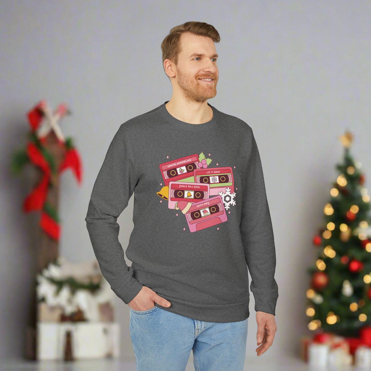 OMNI™ Christmas Carol Adidas Unisex Fleece Crewneck Sweatshirt