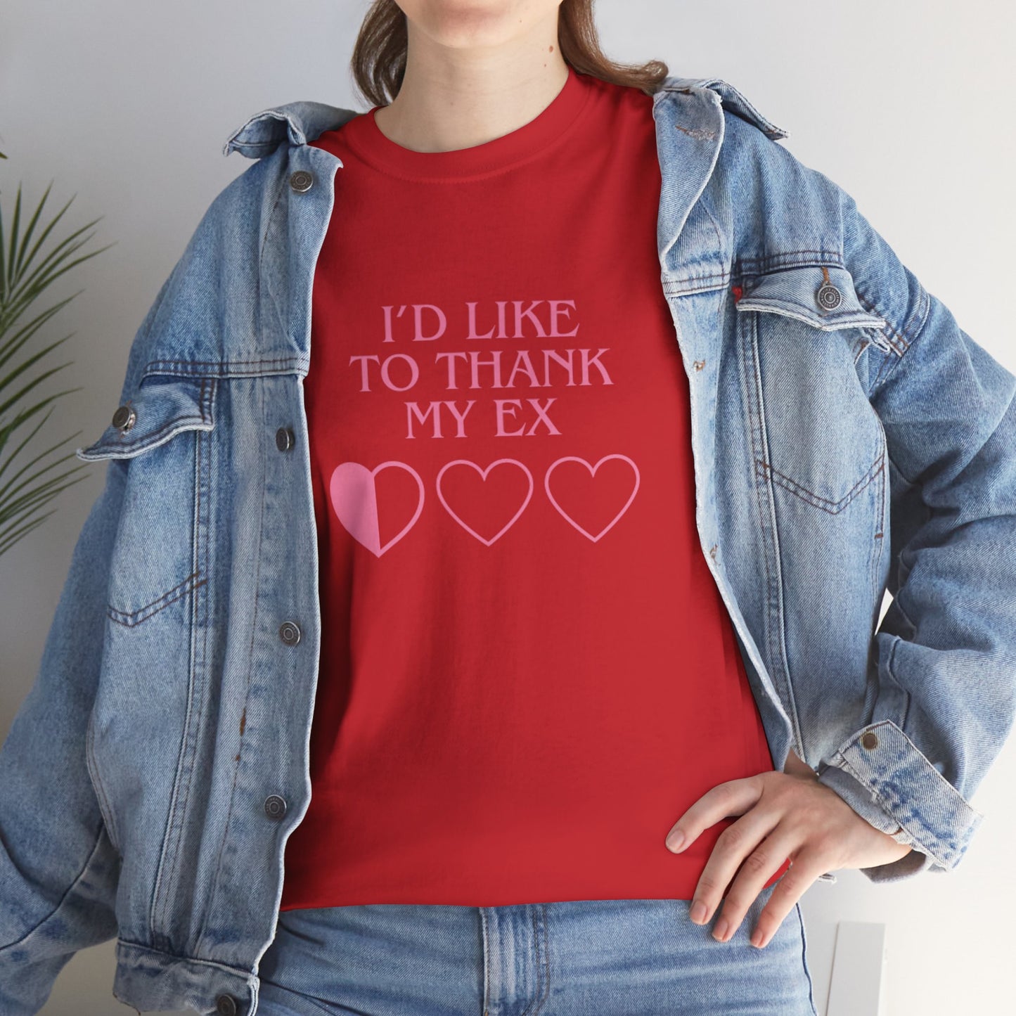 OMNI™ I'D Like To Thank My Ex Unisex Heavy Cotton T-Shirt