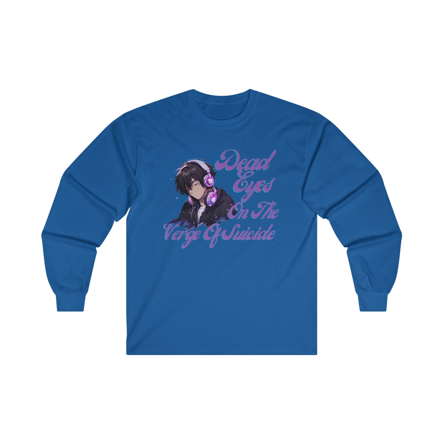 OMNI™ Dead Eyes On Te Verge Of Suicide Unisex Ultra Cotton Long Sleeve T-Shirt
