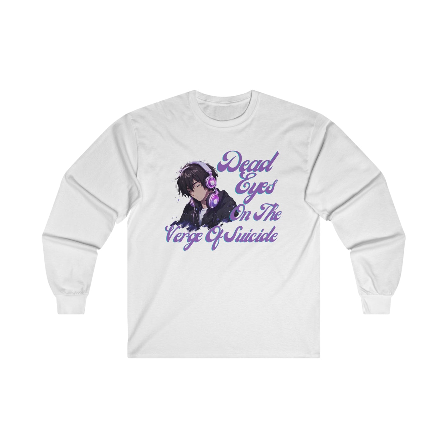 OMNI™ Dead Eyes On Te Verge Of Suicide Unisex Ultra Cotton Long Sleeve T-Shirt