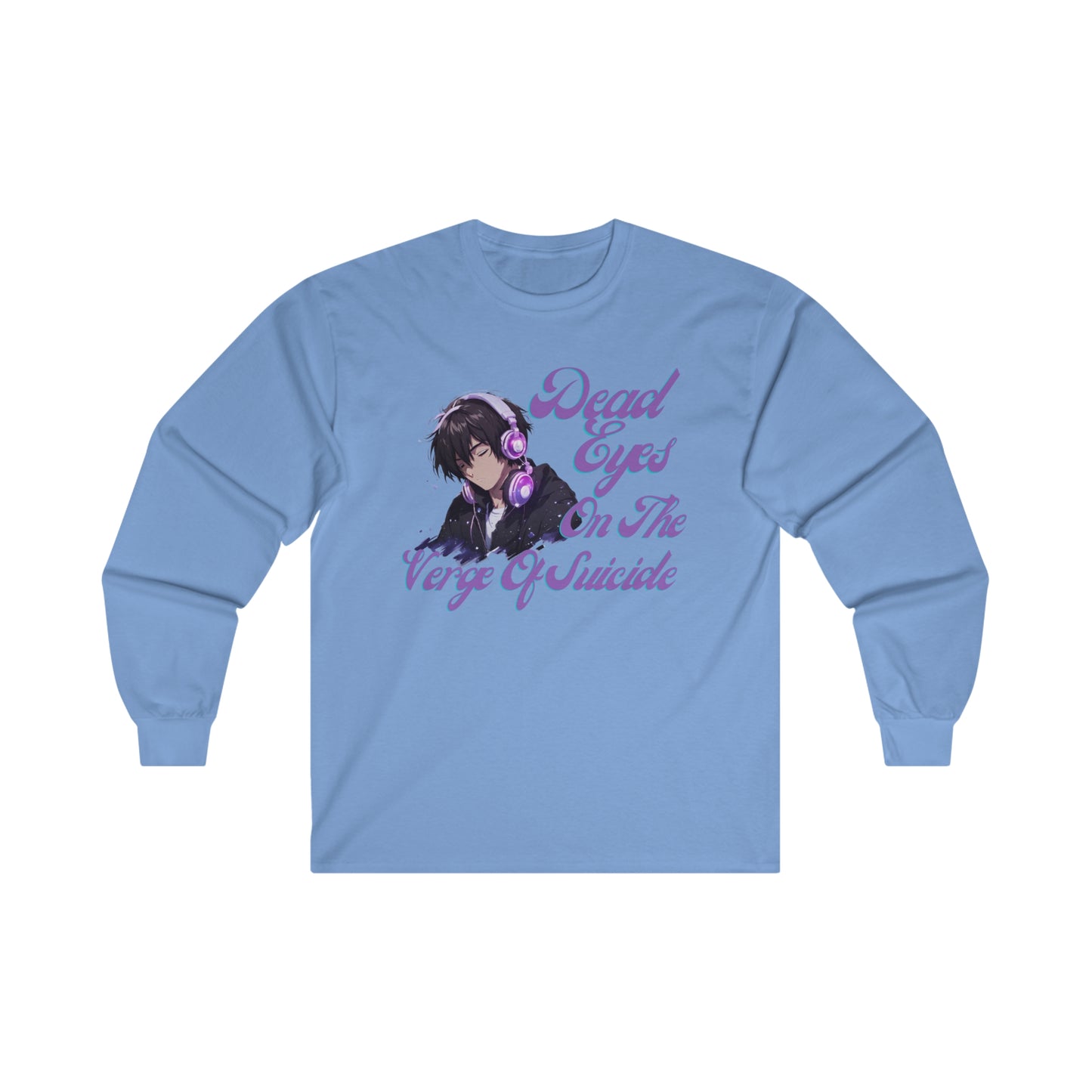 OMNI™ Dead Eyes On Te Verge Of Suicide Unisex Ultra Cotton Long Sleeve T-Shirt