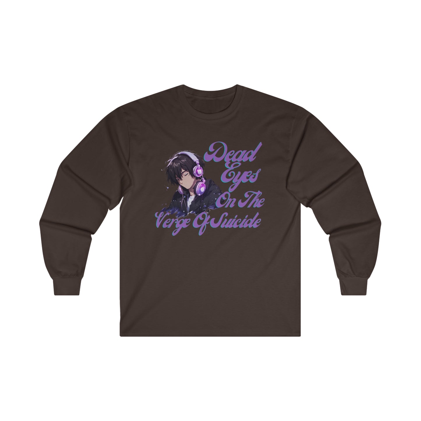 OMNI™ Dead Eyes On Te Verge Of Suicide Unisex Ultra Cotton Long Sleeve T-Shirt