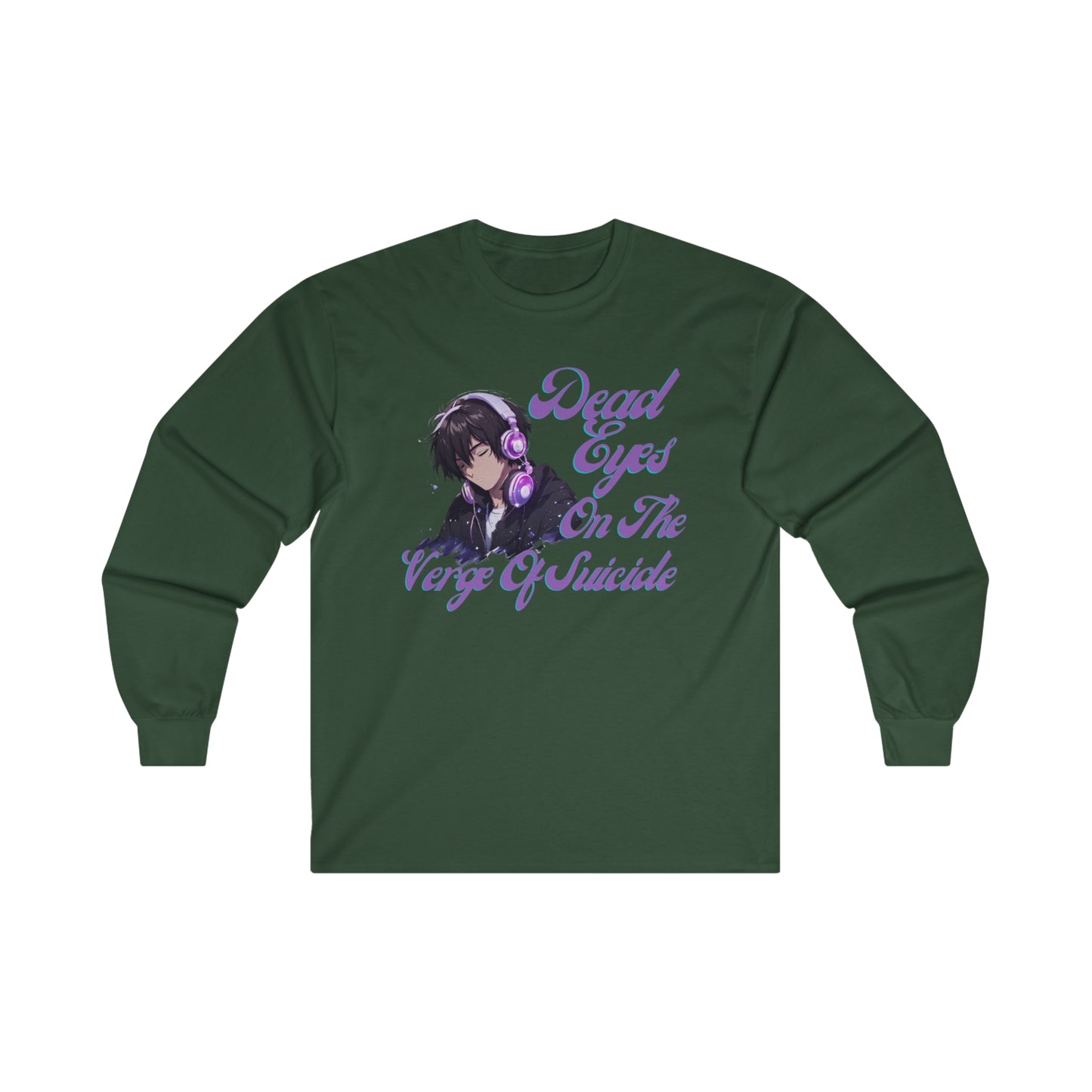 OMNI™ Dead Eyes On Te Verge Of Suicide Unisex Ultra Cotton Long Sleeve T-Shirt