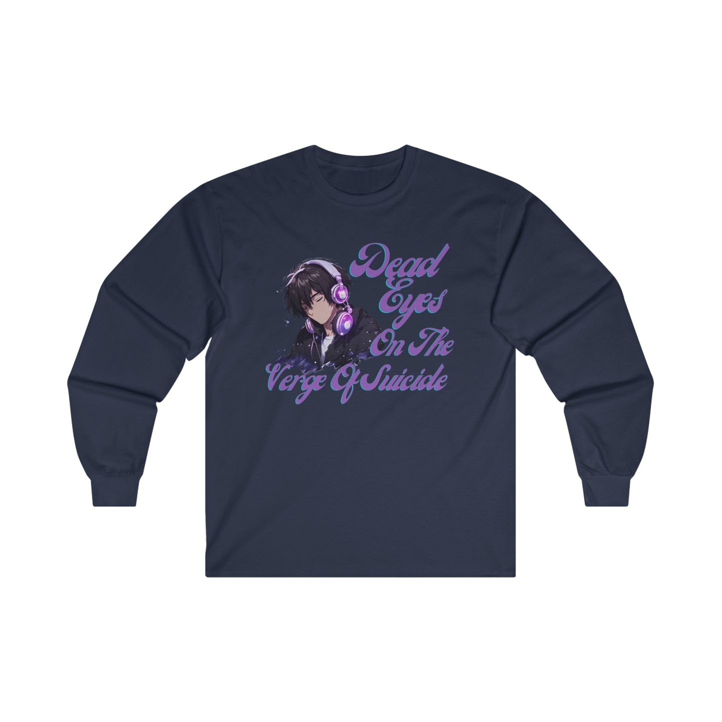 OMNI™ Dead Eyes On Te Verge Of Suicide Unisex Ultra Cotton Long Sleeve T-Shirt