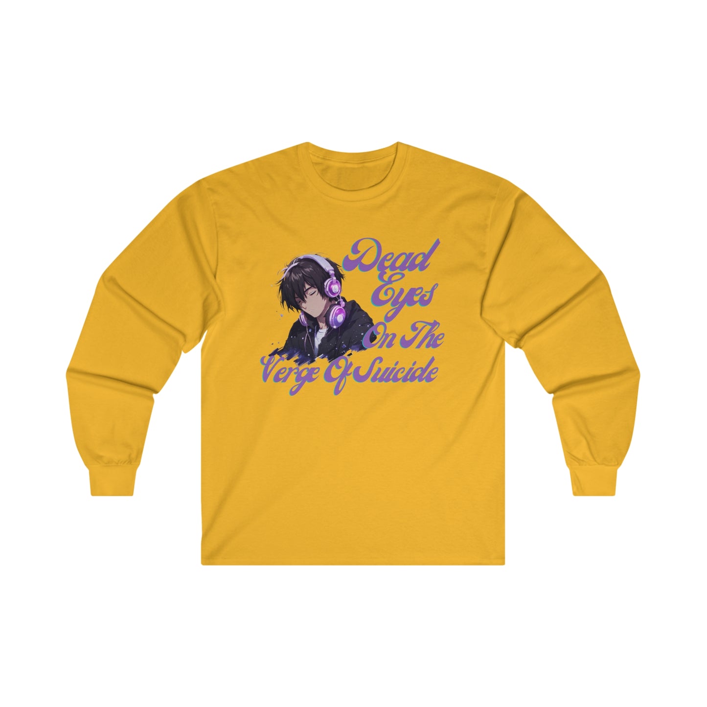OMNI™ Dead Eyes On Te Verge Of Suicide Unisex Ultra Cotton Long Sleeve T-Shirt