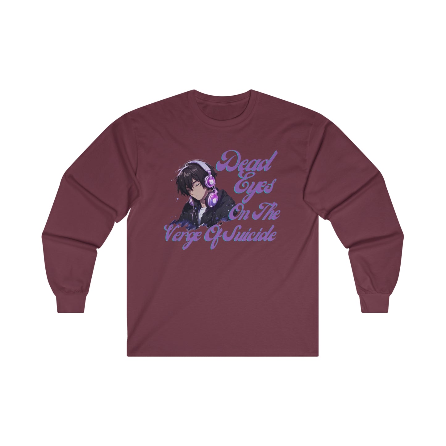 OMNI™ Dead Eyes On Te Verge Of Suicide Unisex Ultra Cotton Long Sleeve T-Shirt