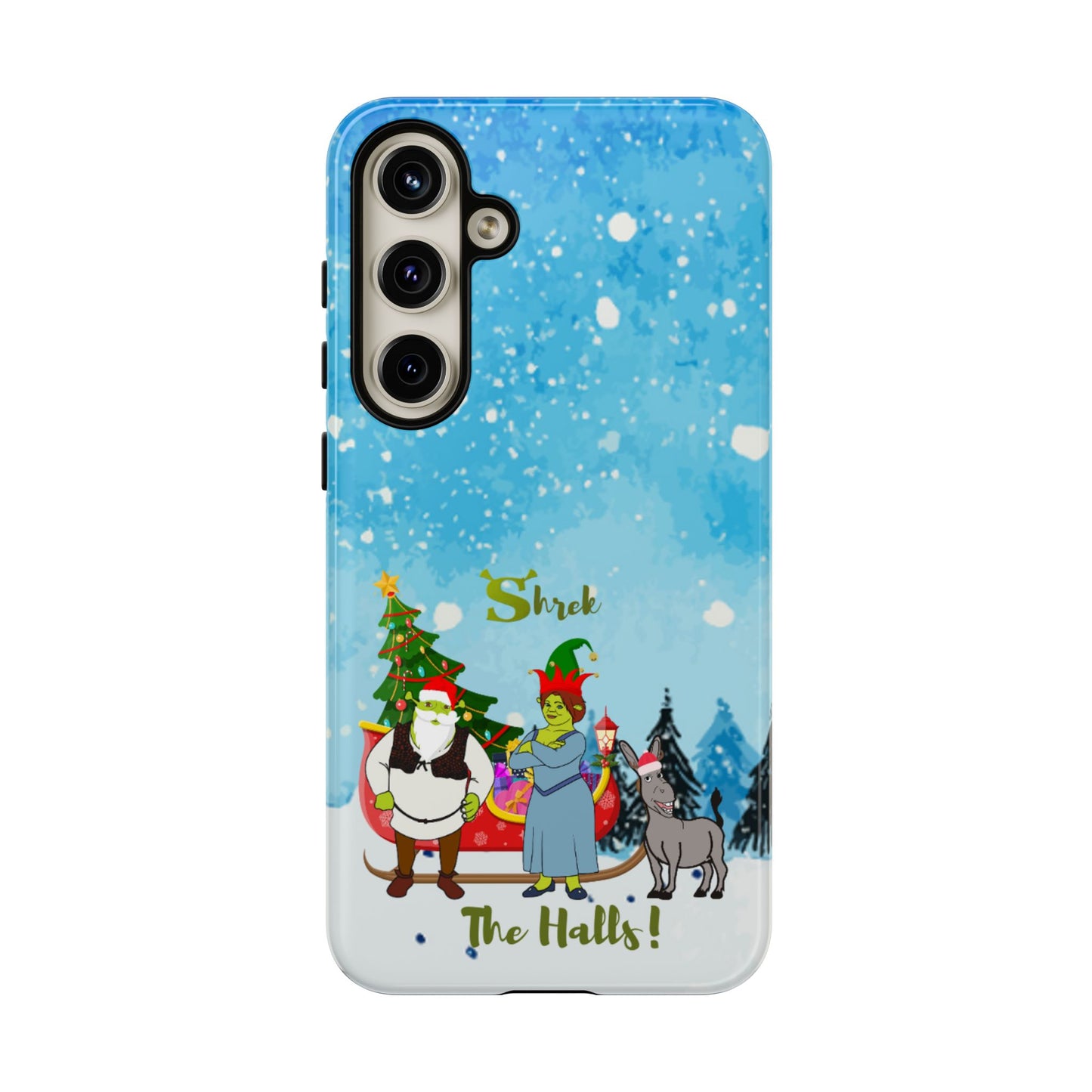 OMNI™ Shrek The Halls! (Shrek Trio: Shrek, Fiona and Donkey) Christmas Themed Phone Cases