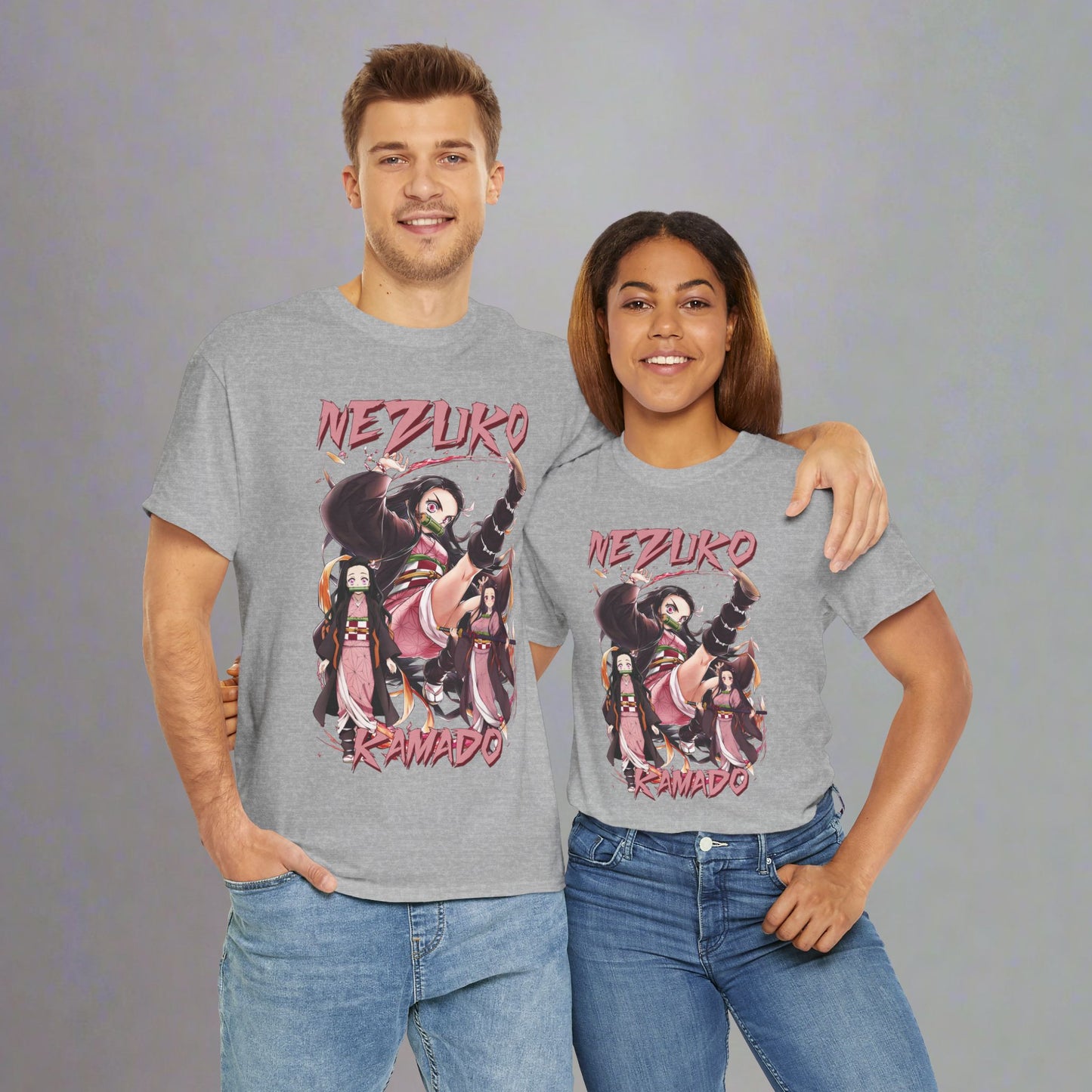 OMNI™ Demon Slayer Nezuko Kamado Unisex Heavy Cotton T-Shirt