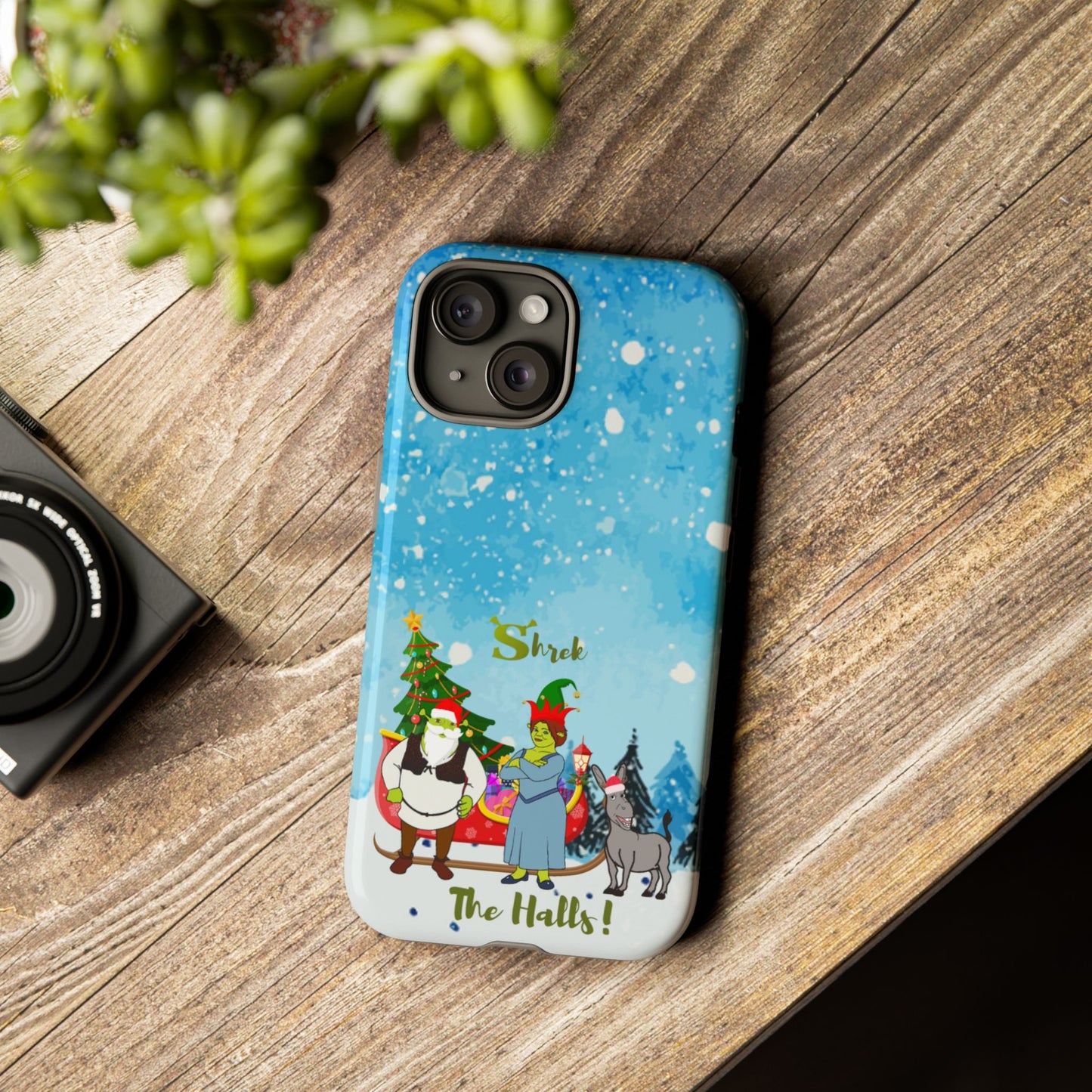 OMNI™ Shrek The Halls! (Shrek Trio: Shrek, Fiona and Donkey) Christmas Themed Phone Cases