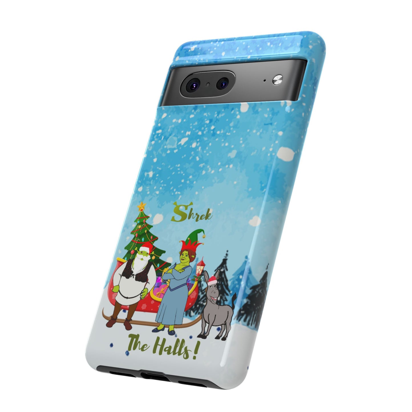 OMNI™ Shrek The Halls! (Shrek Trio: Shrek, Fiona and Donkey) Christmas Themed Phone Cases
