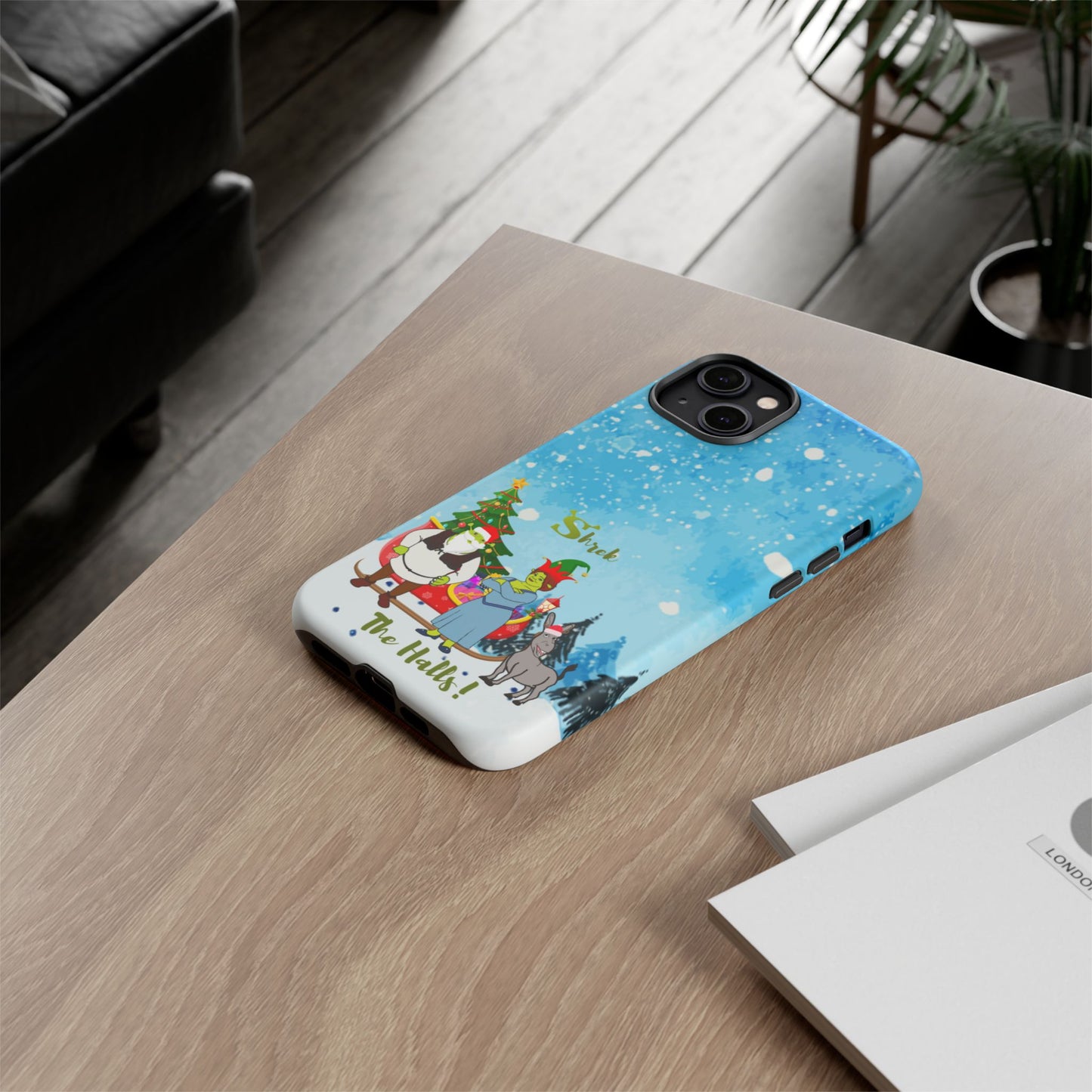 OMNI™ Shrek The Halls! (Shrek Trio: Shrek, Fiona and Donkey) Christmas Themed Phone Cases