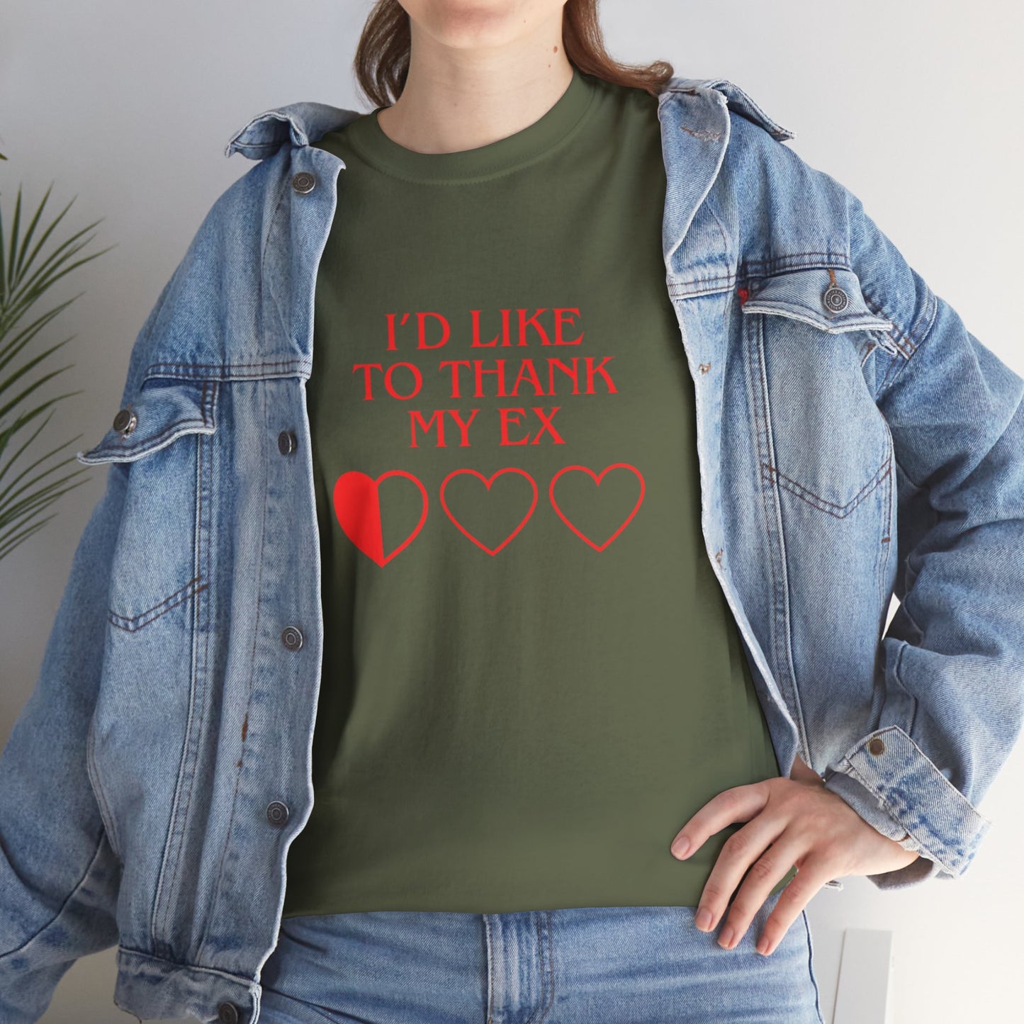 OMNI™ I'D Like To Thank My Ex Unisex Heavy Cotton T-Shirt