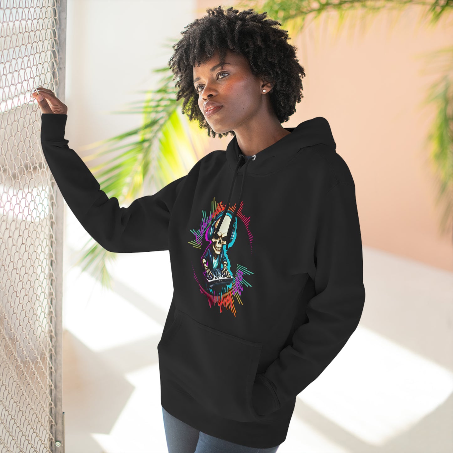 OMNI™ Silhouettes Of My Coffin Unisex Three-Panel Fleece Hoodie (2nd Edition)