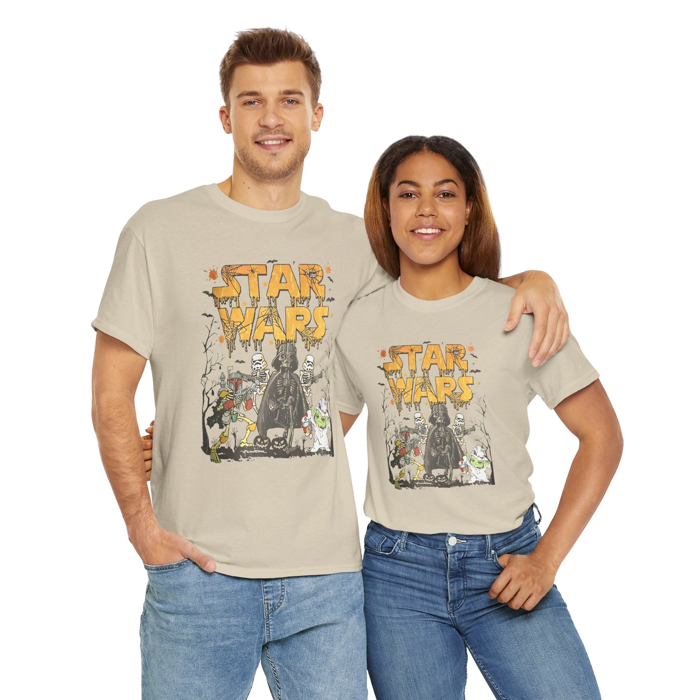 Star Wars Halloween Unisex Heavy Cotton T-Shirt