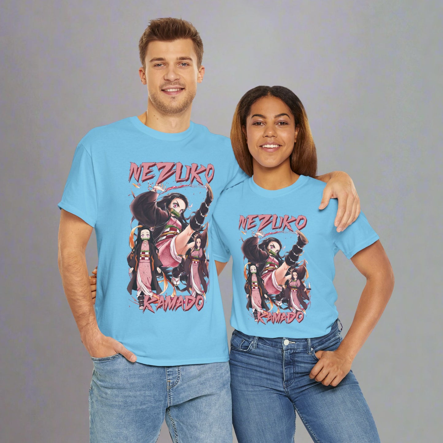 OMNI™ Demon Slayer Nezuko Kamado Unisex Heavy Cotton T-Shirt