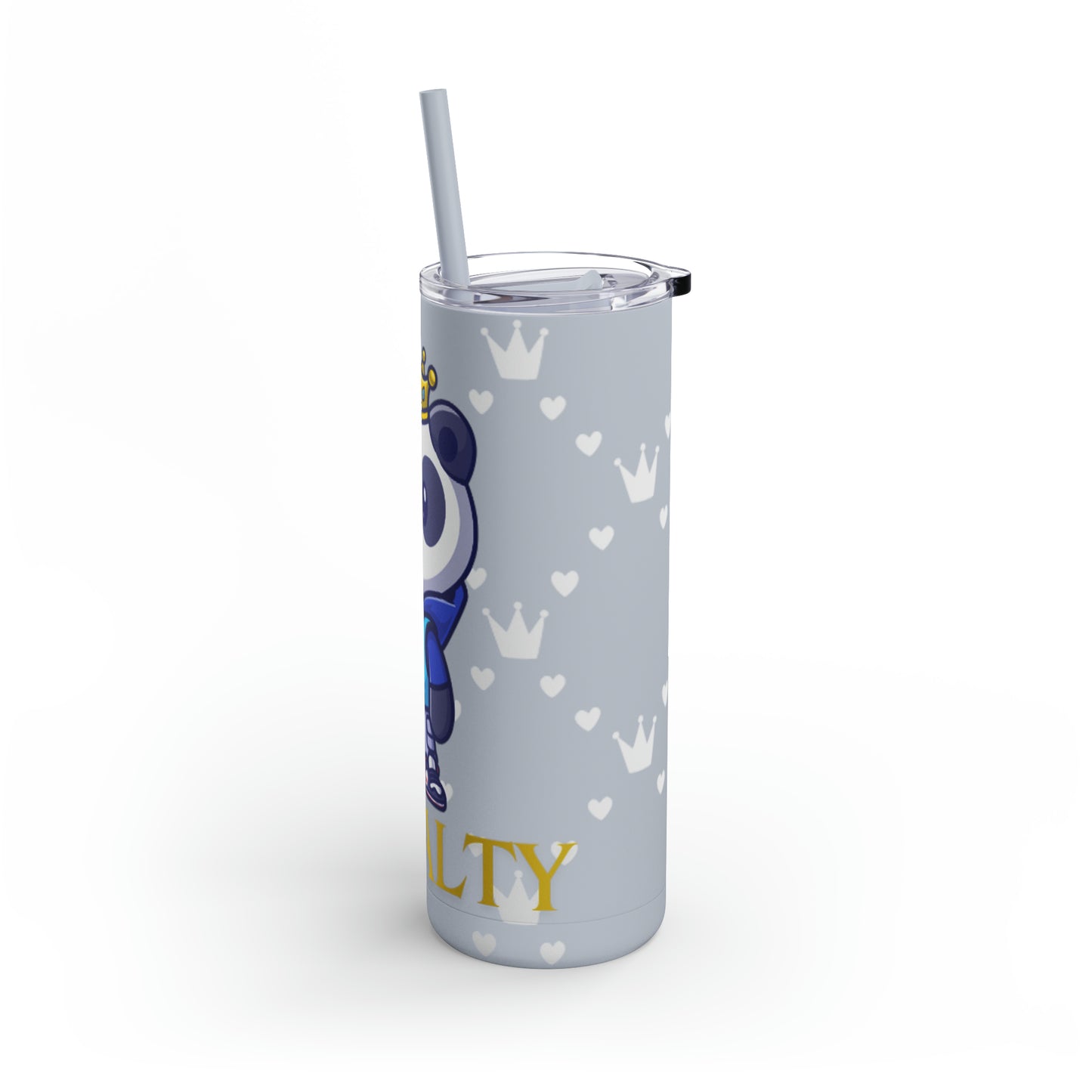 OMNI™ Royalty Panda Maars Maker Skinny Matte Tumbler (20oz)