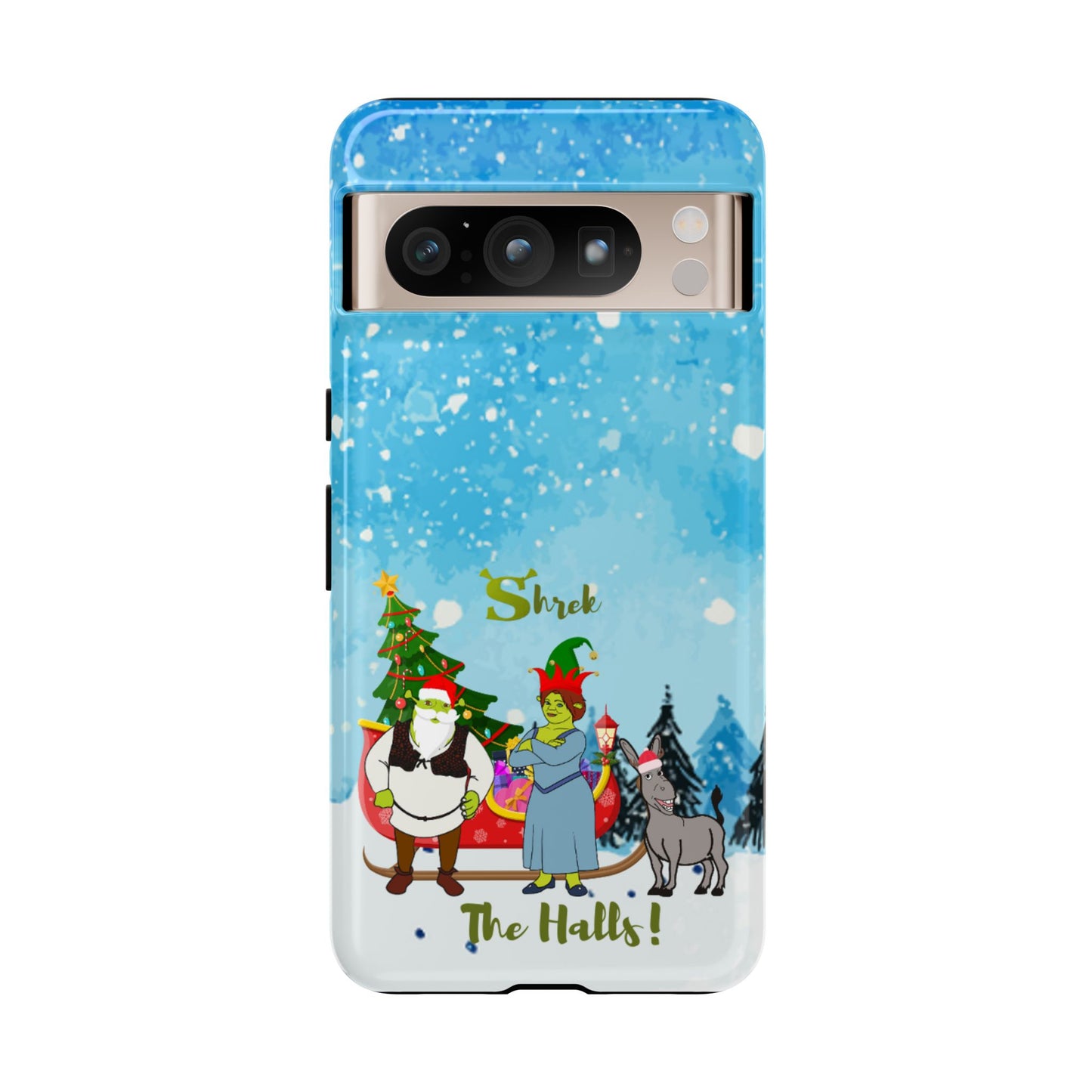 OMNI™ Shrek The Halls! (Shrek Trio: Shrek, Fiona and Donkey) Christmas Themed Phone Cases