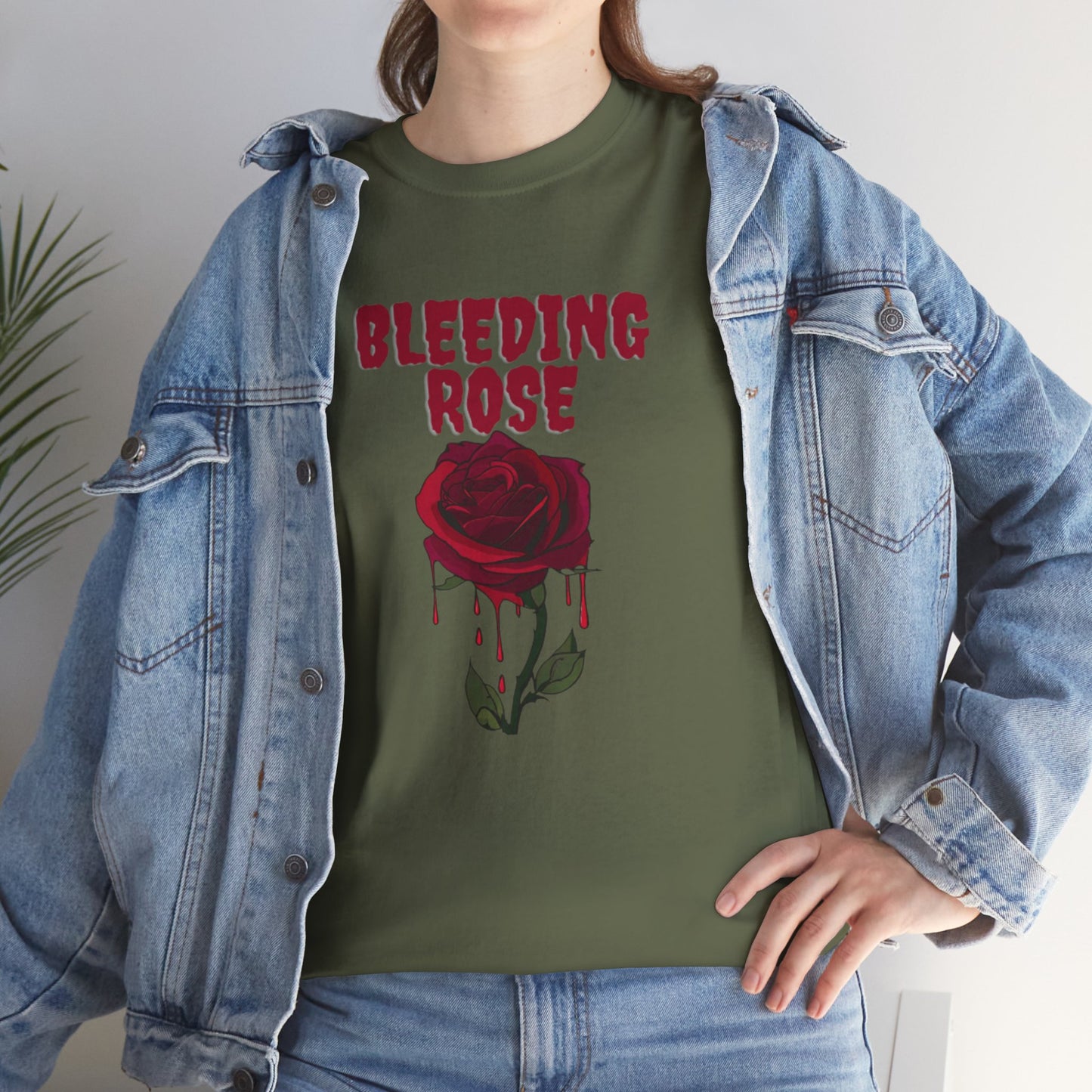 OMNI™ Bleeding Rose Unisex Heavy Cotton T-Shirt