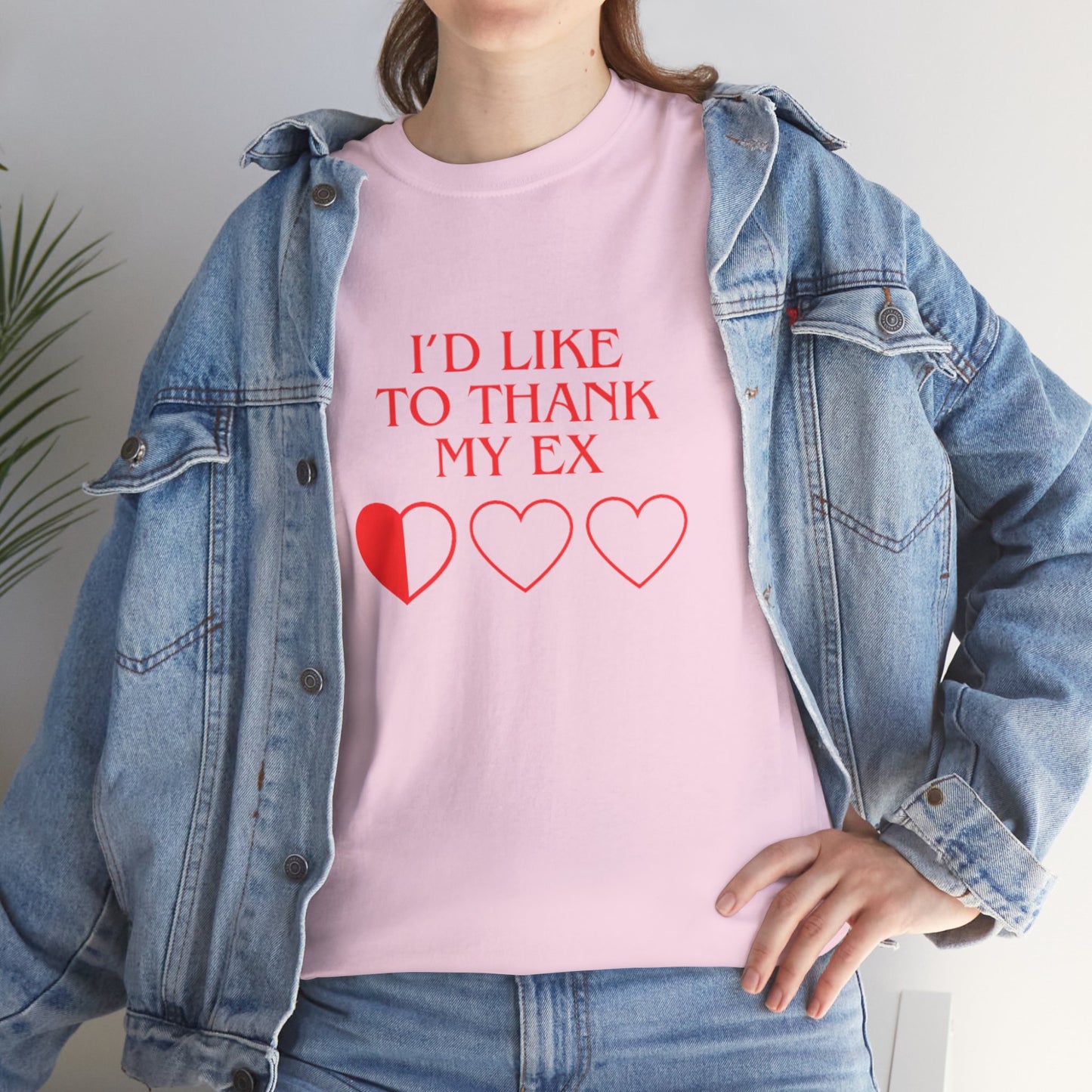 OMNI™ I'D Like To Thank My Ex Unisex Heavy Cotton T-Shirt