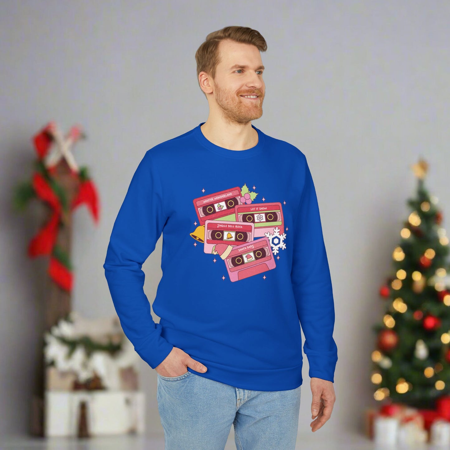 OMNI™ Christmas Carol Adidas Unisex Fleece Crewneck Sweatshirt
