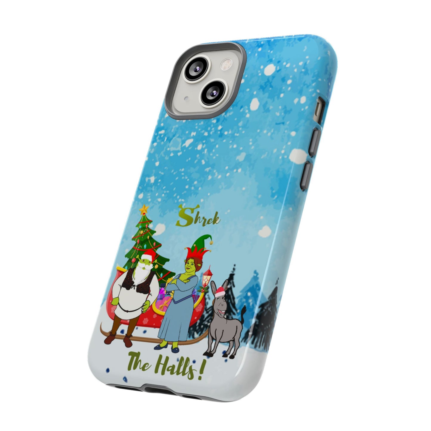 OMNI™ Shrek The Halls! (Shrek Trio: Shrek, Fiona and Donkey) Christmas Themed Phone Cases