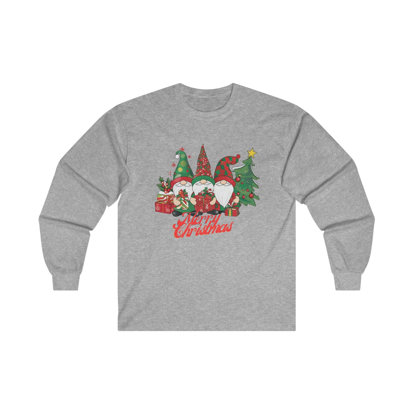 OMNI™ Garden Gnome Trio Ultra Cotton Long Sleeve T-Shirt