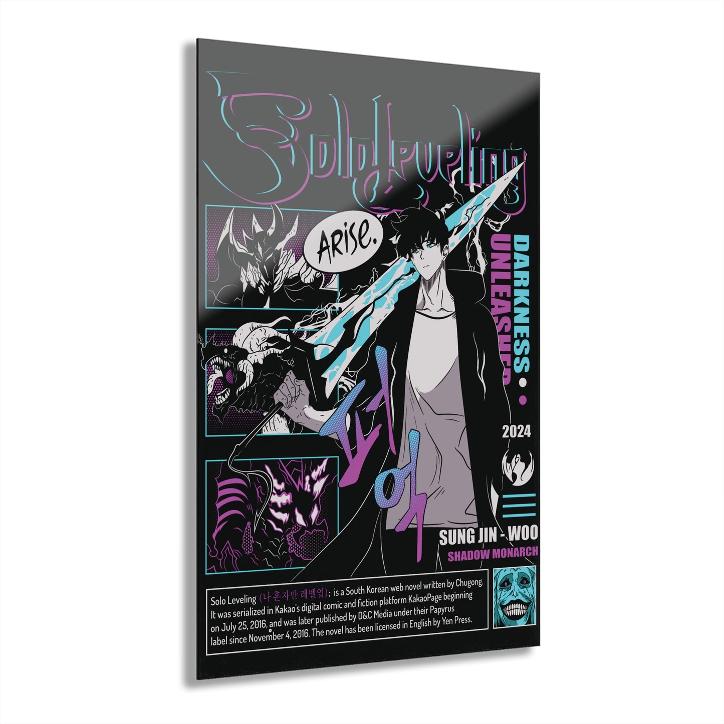 OMNI™ Solo Leveling Darkness Unleashed Acrylic Print