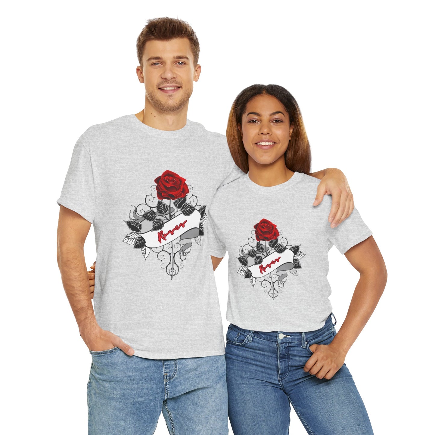 Roses Unisex Heavy Cotton T-Shirt