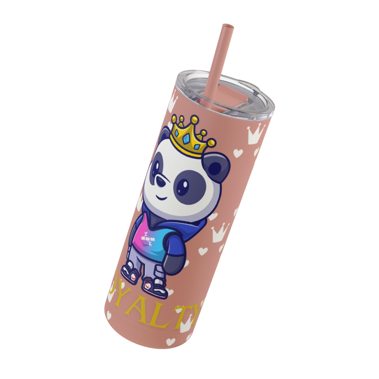 OMNI™ Royalty Panda Maars Maker Skinny Matte Tumbler (20oz)