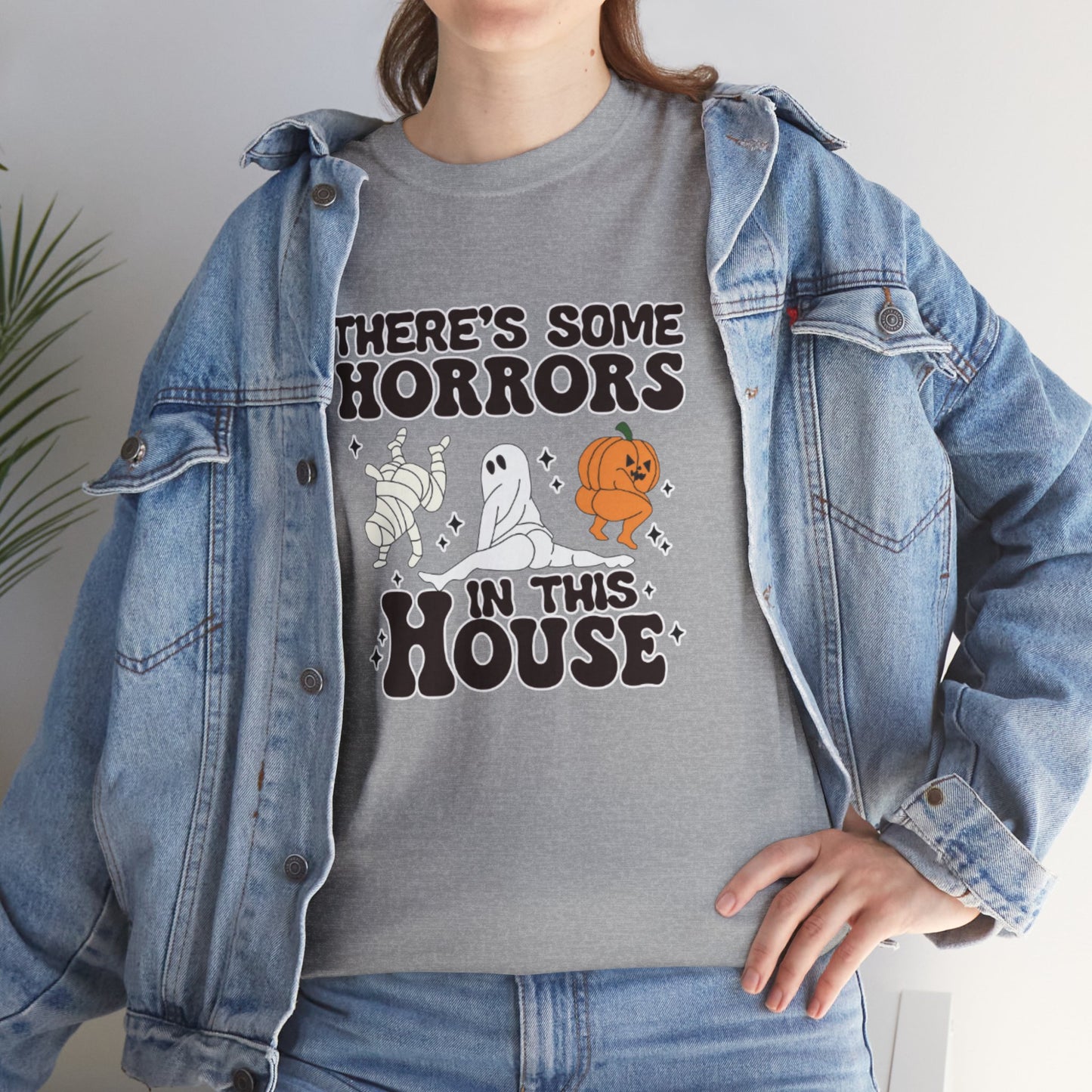 There's Some Horrors In This House Unisex Heavy Cotton Tee