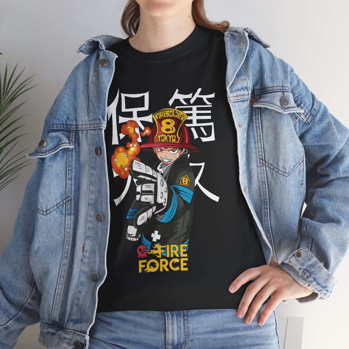 OMNI™ Fire Force Shinra Kusakabe Unisex Heavy Cotton T-Shirt